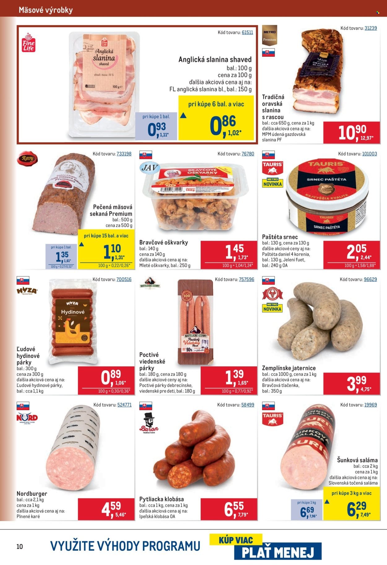 METRO leták - Maloobchod (2025-10-22 - 2025-11-04) | 10