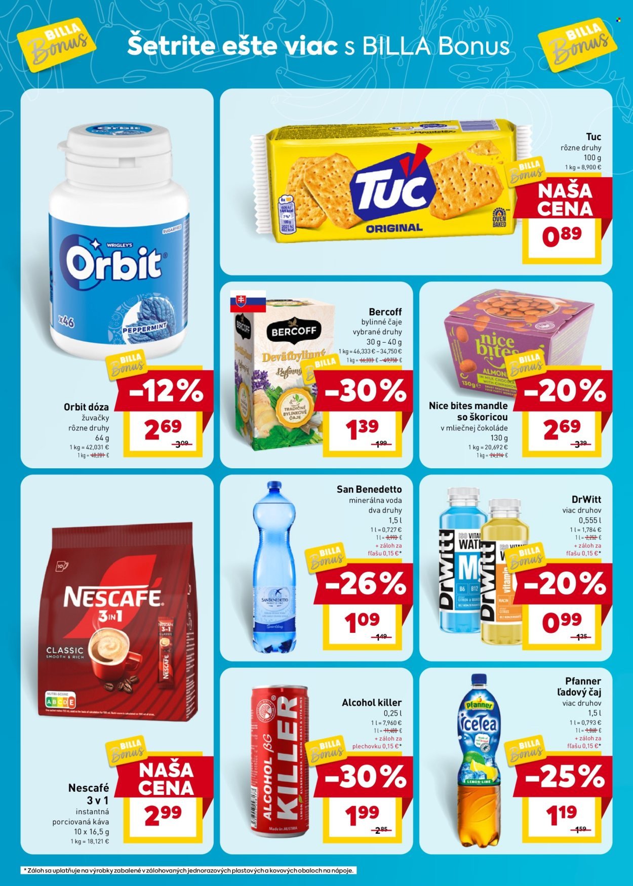 BILLA leták - Bonus leták