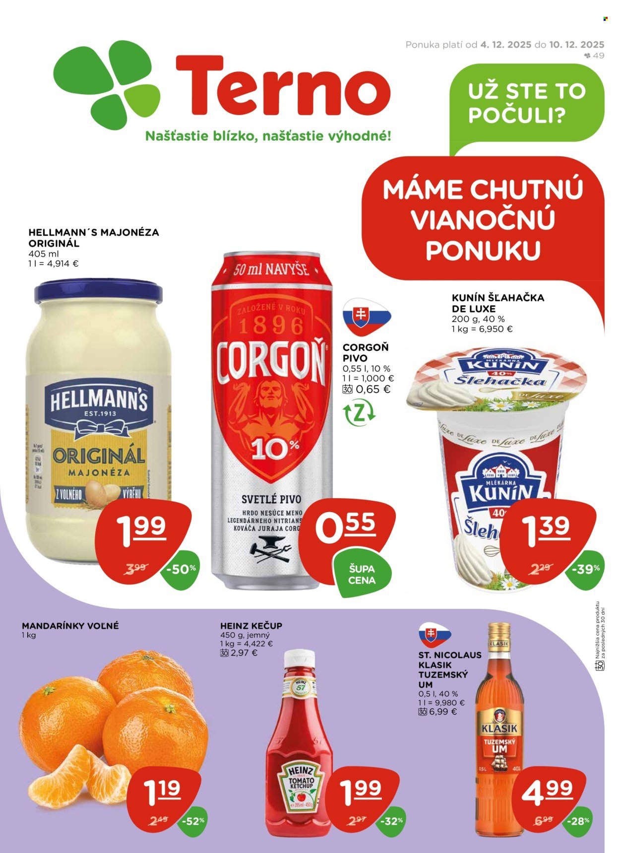 TERNO leták - Od štvrtka 4.12.2025 (2025-12-04 - 2025-12-10) | 1