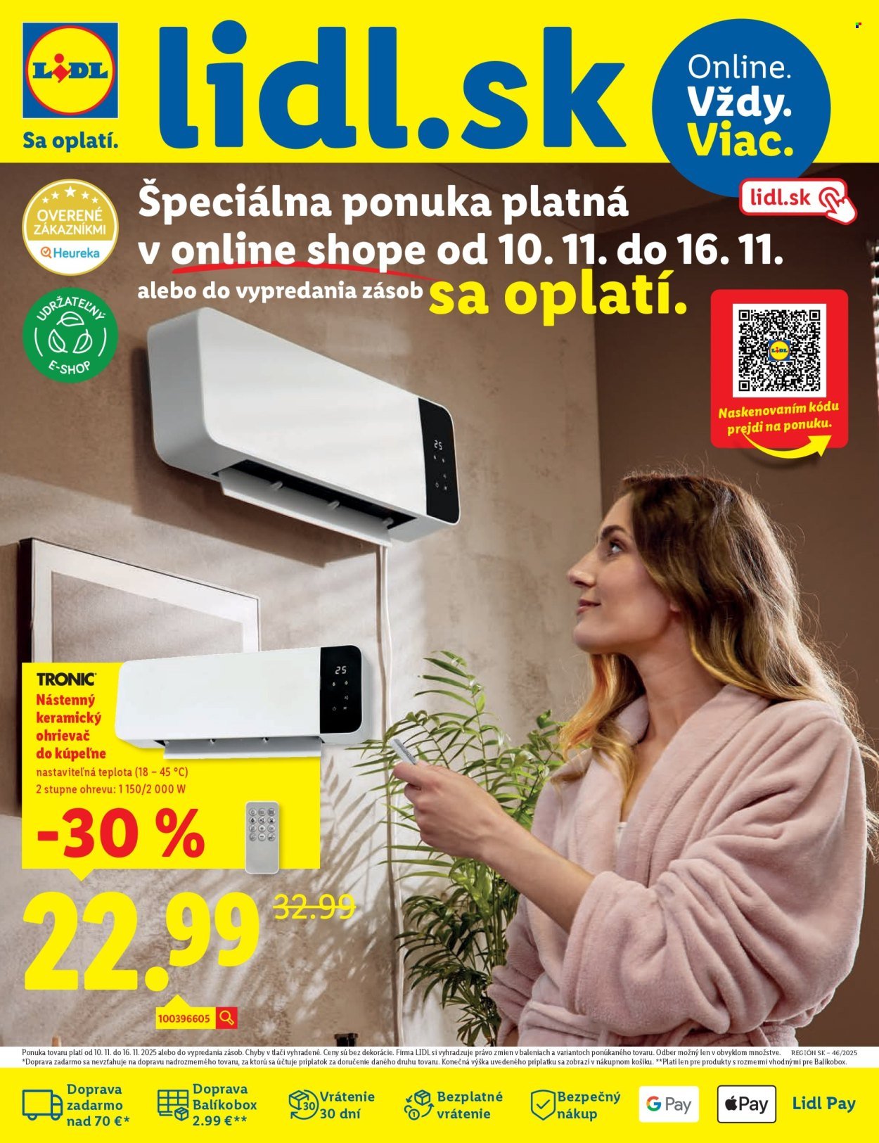 LIDL leták - Online magazín (2025-11-10 - 2025-11-16) | 1