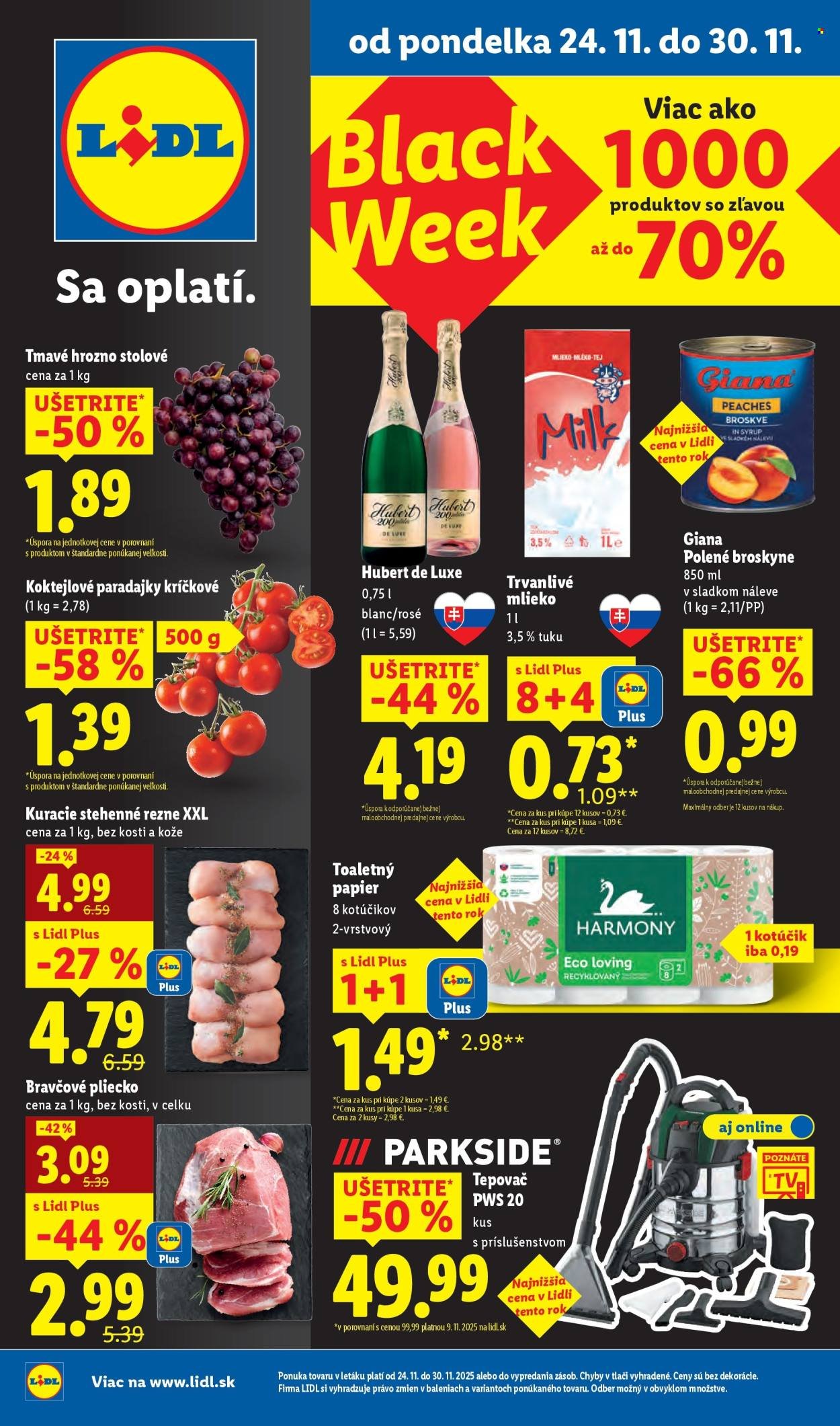 LIDL leták - Od pondelka 24.11.2025 (2025-11-24 - 2025-11-30) | 1