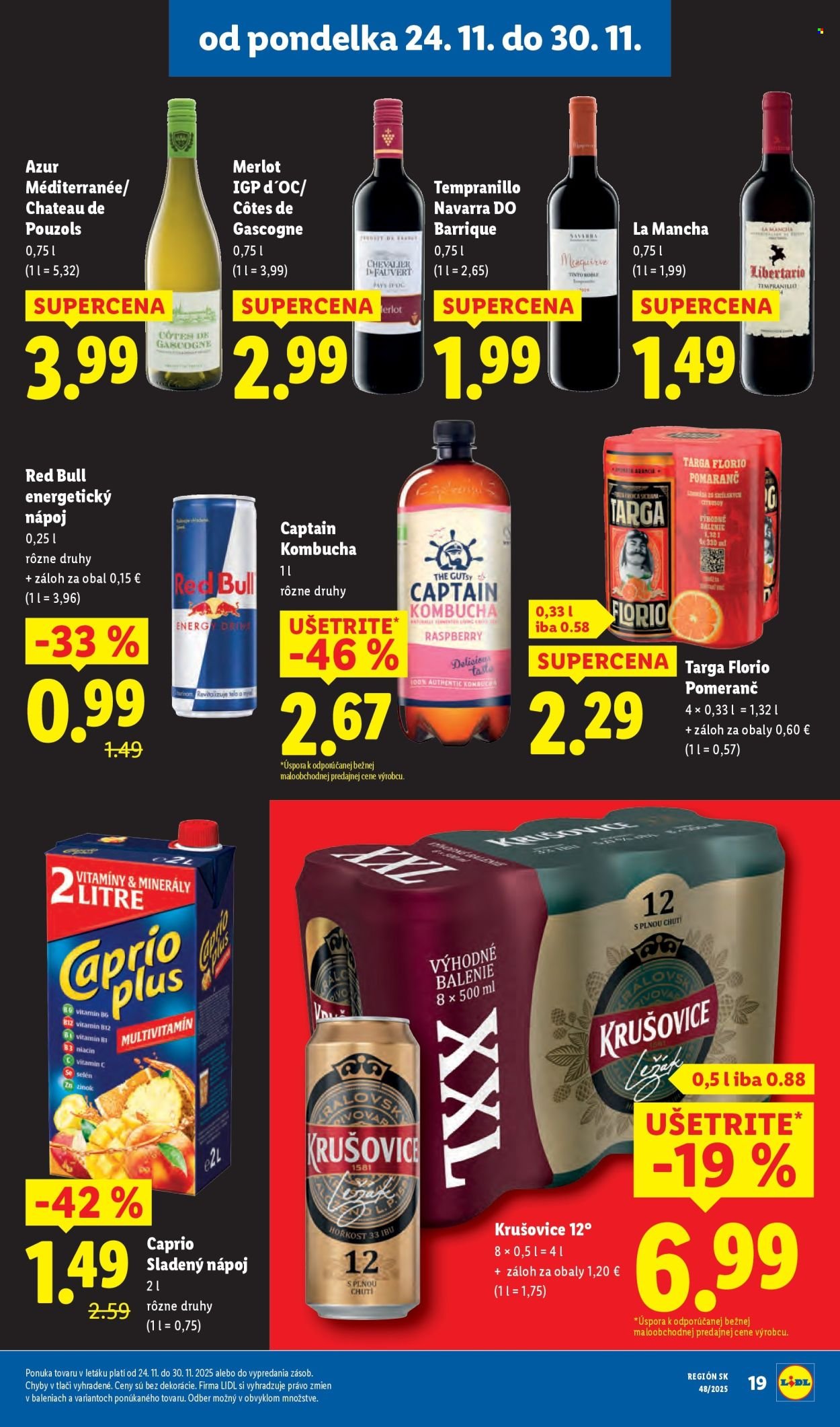 LIDL leták - Od pondelka 24.11.2025 (2025-11-24 - 2025-11-30) | 21