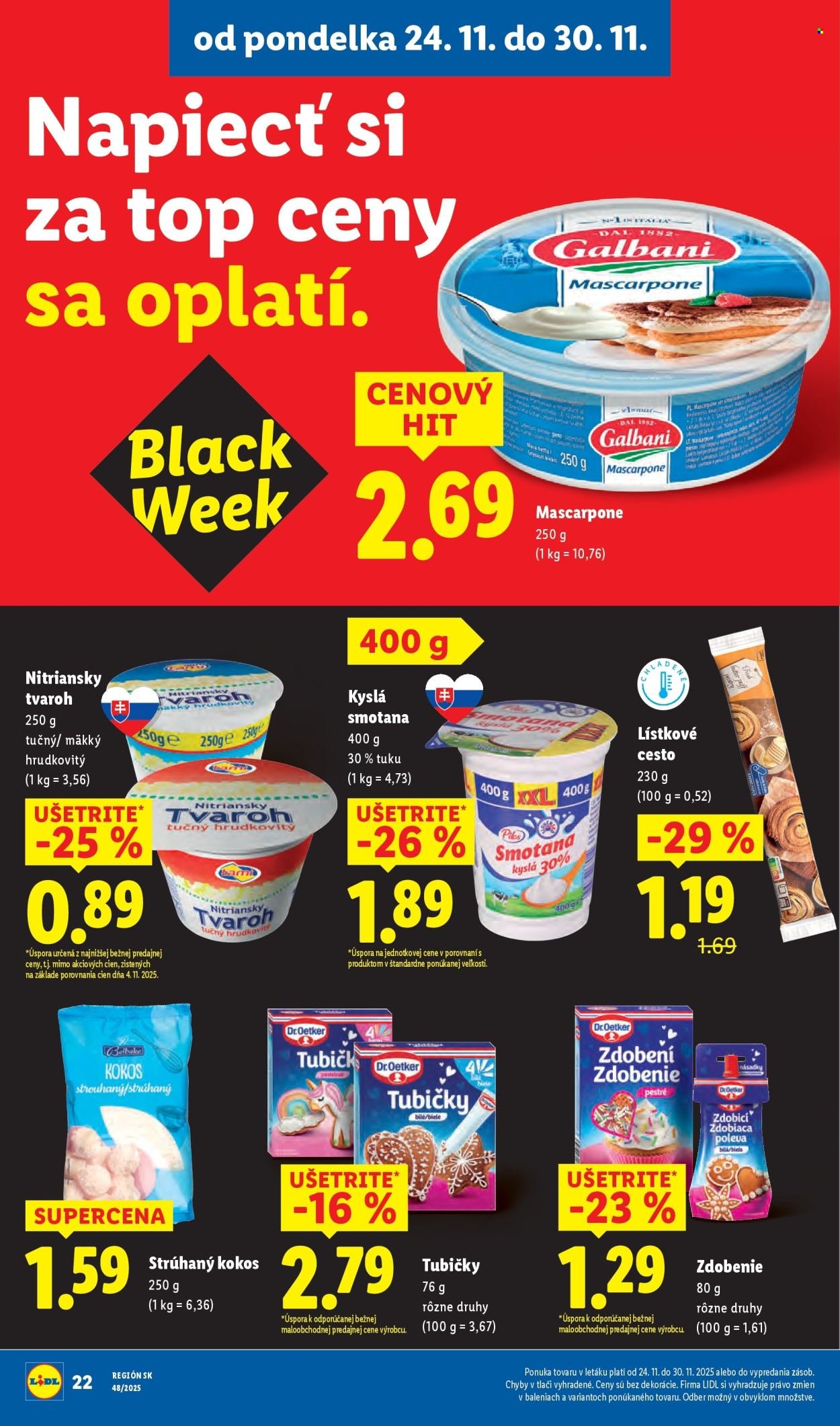 LIDL leták - Od pondelka 24.11.2025 (2025-11-24 - 2025-11-30) | 24