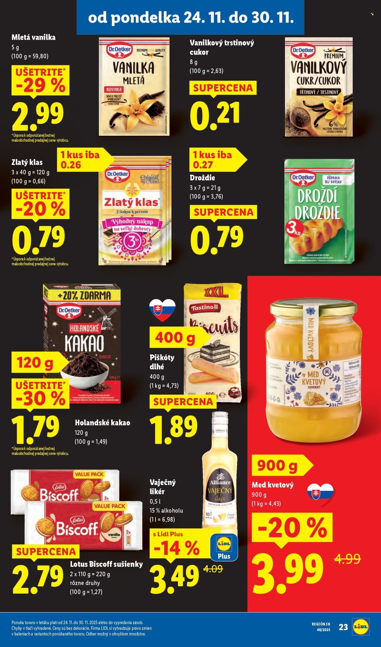 LIDL leták - Od pondelka 24.11.2025 (2025-11-24 - 2025-11-30) | 25
