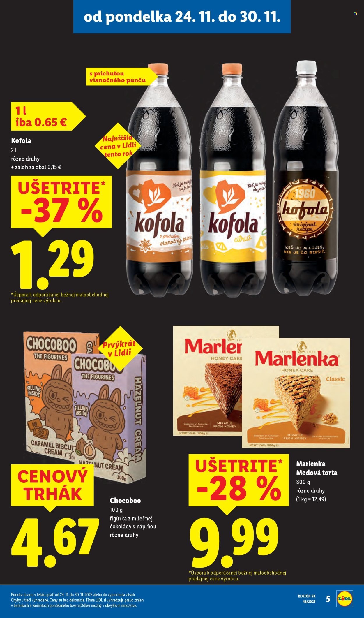 LIDL leták - Od pondelka 24.11.2025 (2025-11-24 - 2025-11-30) | 5