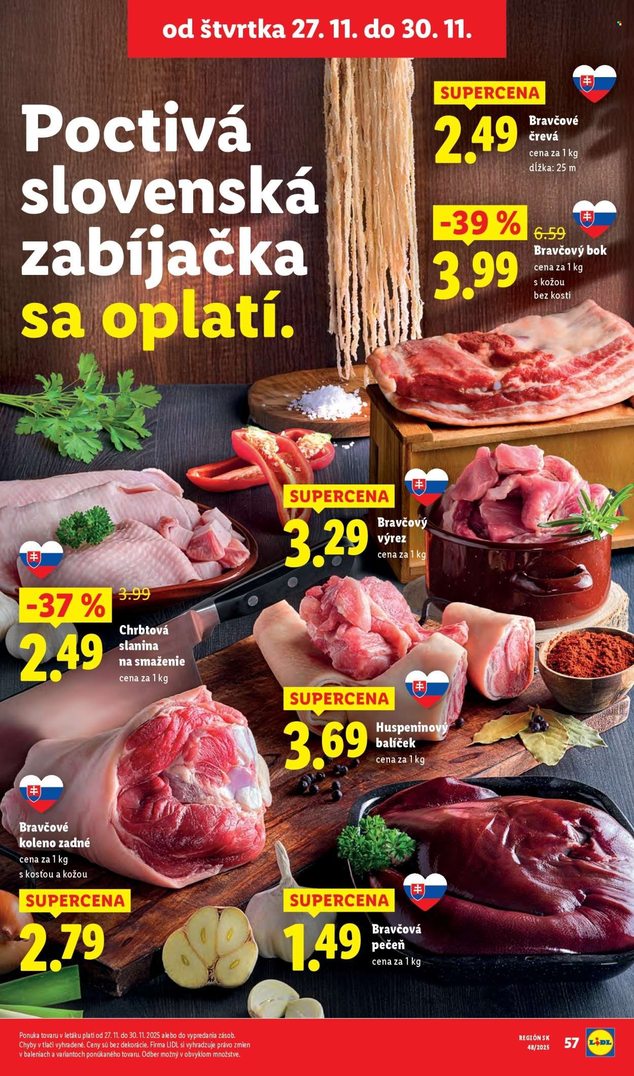 LIDL leták - Od pondelka 24.11.2025 (2025-11-24 - 2025-11-30) | 57