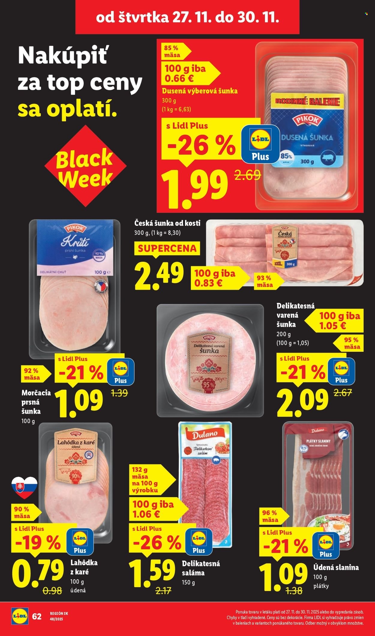 LIDL leták - Od pondelka 24.11.2025 (2025-11-24 - 2025-11-30) | 62