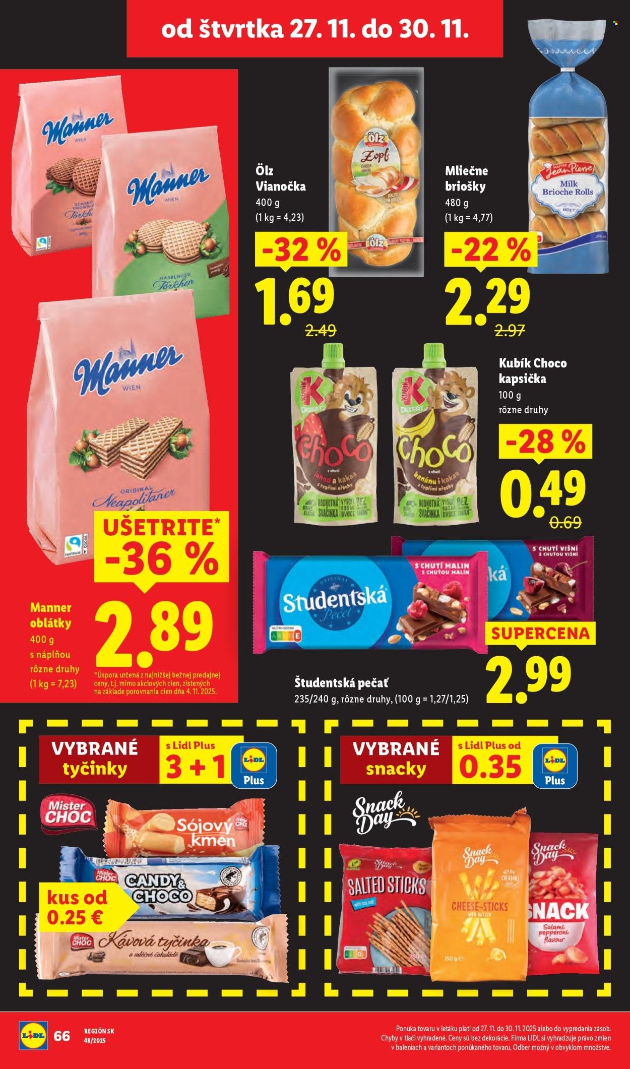 LIDL leták - Od pondelka 24.11.2025 (2025-11-24 - 2025-11-30) | 66