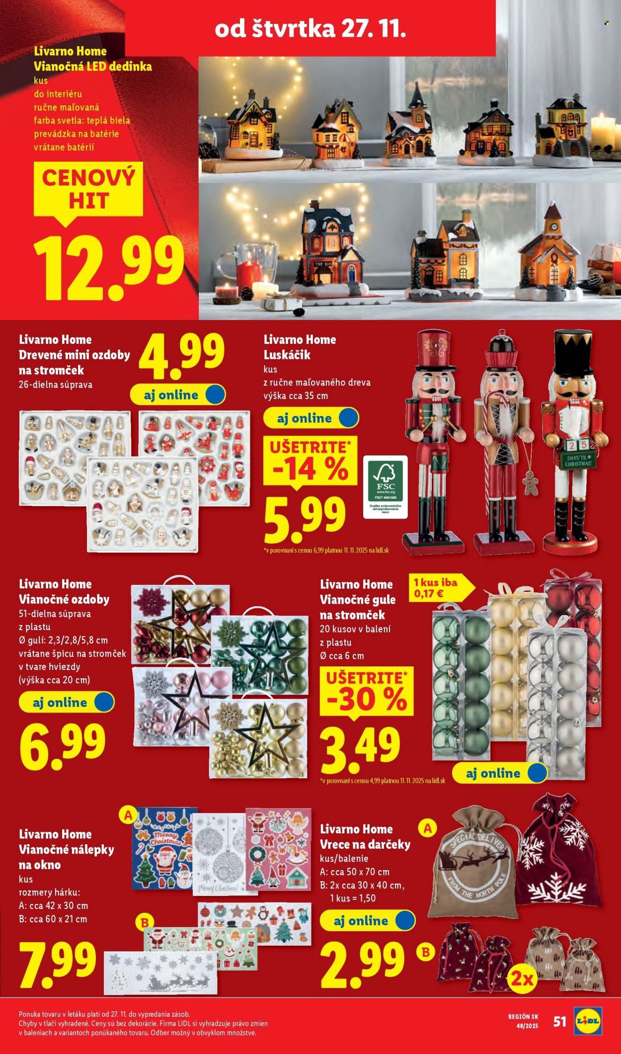 LIDL leták - Od pondelka 24.11.2025 (2025-11-24 - 2025-11-30) | 73