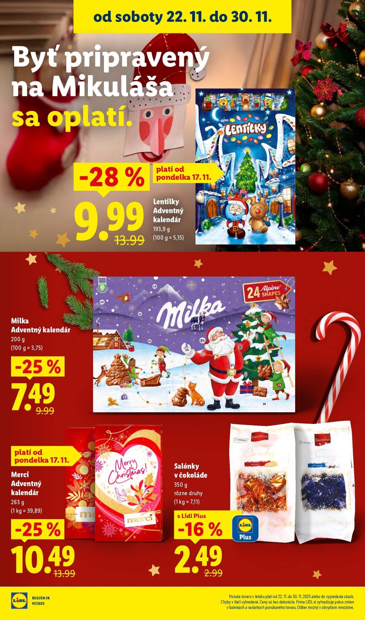 LIDL leták - Od pondelka 24.11.2025 (2025-11-24 - 2025-11-30) | 85