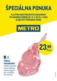 METRO leták - Víkendová ponuka (2026-03-12 - 2026-03-15)