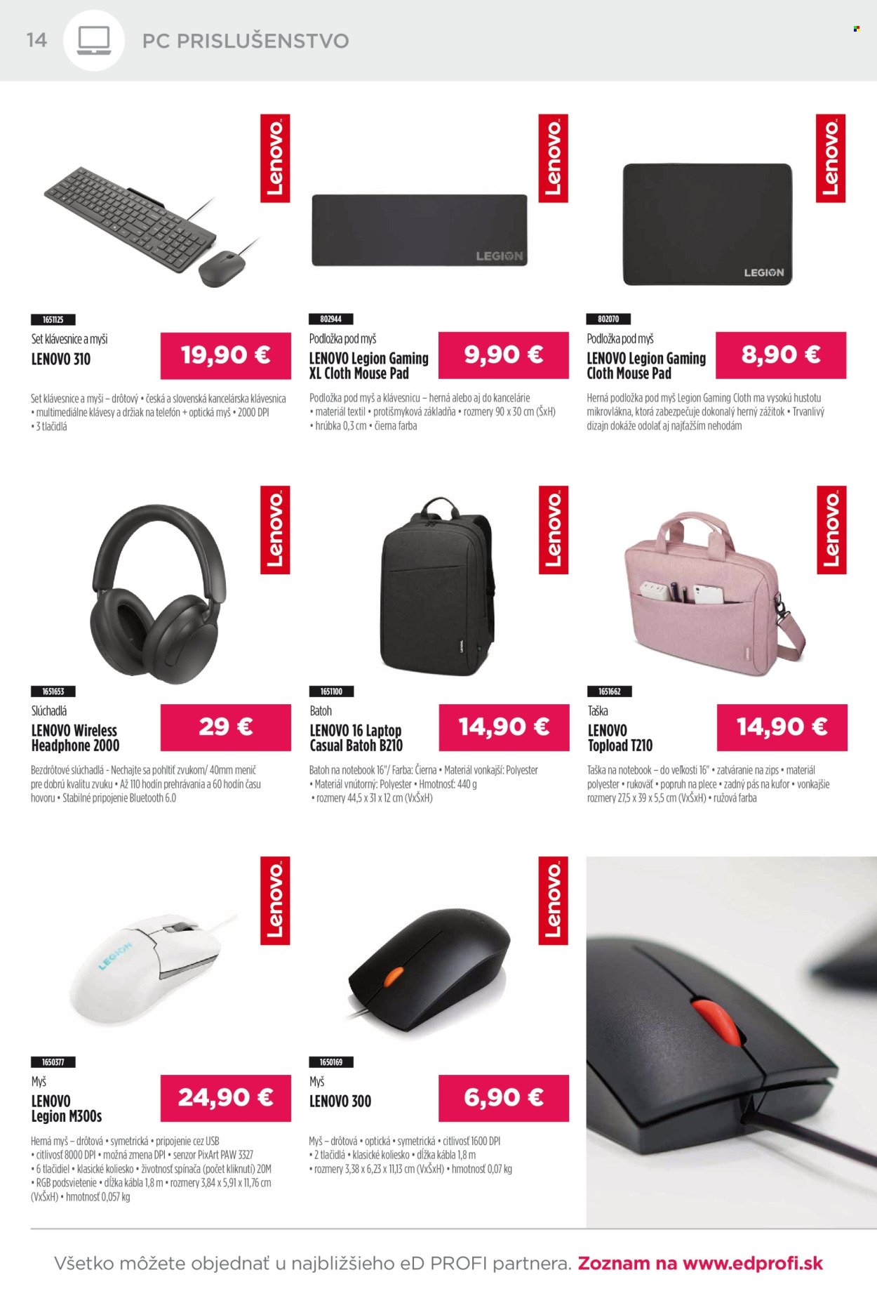 ED PROFI leták - Akciový leták