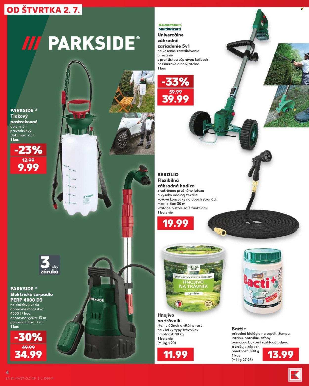 KAUFLAND leták - Objavte náš svet náradia PARKSIDE!