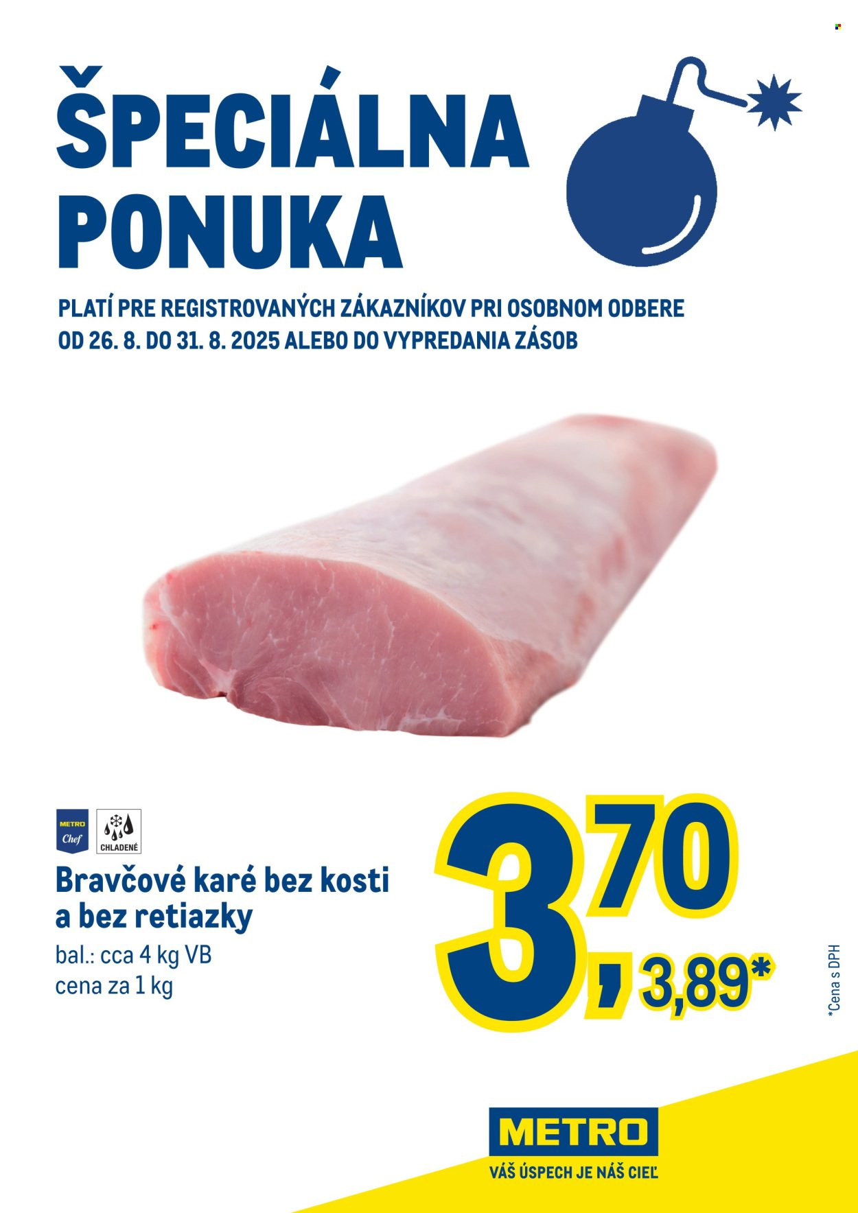 METRO leták - Špeciálna ponuka (2025-08-26 - 2025-08-31) | 1