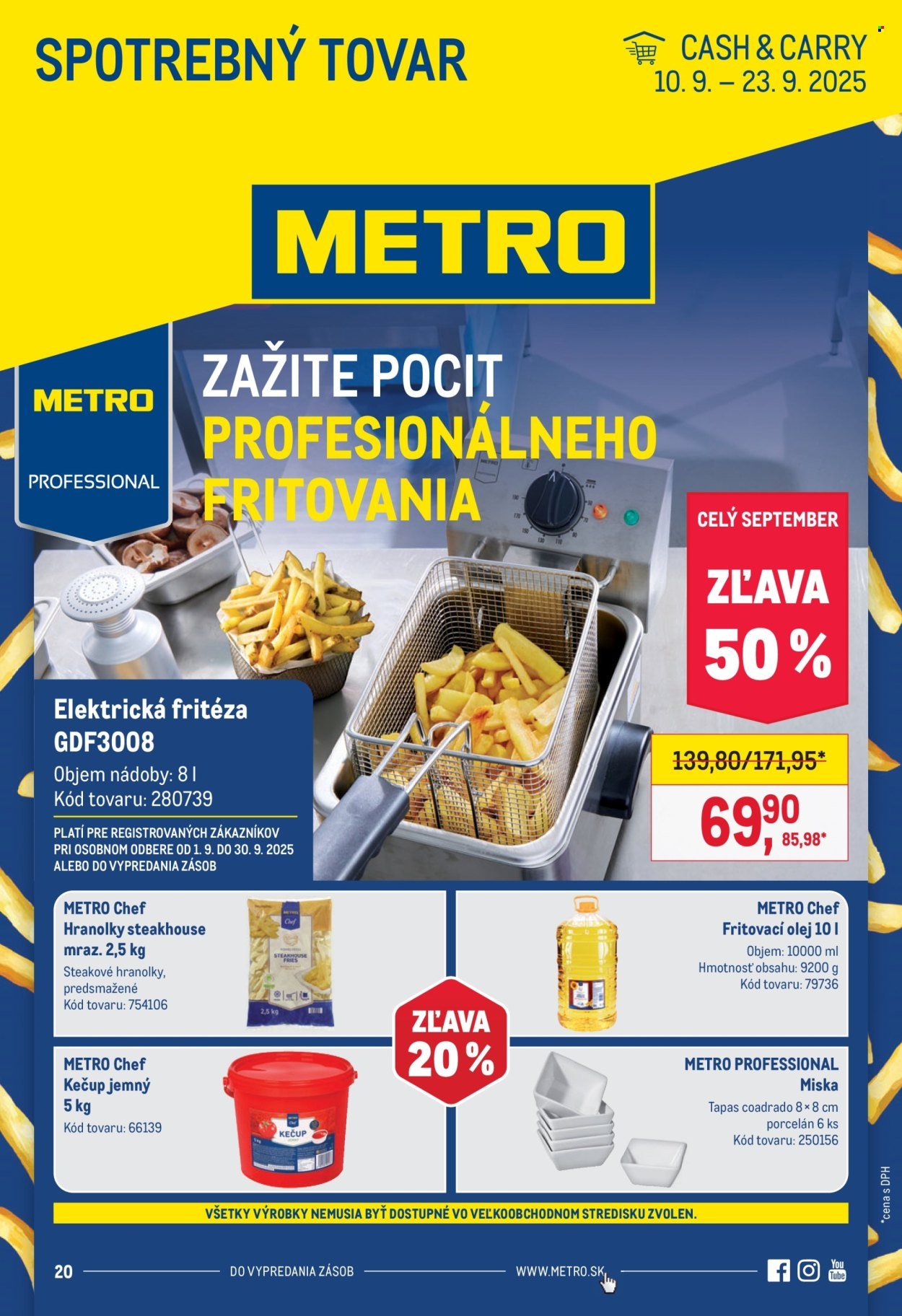 METRO leták - Spotrebný tovar (2025-09-10 - 2025-09-23) | 1