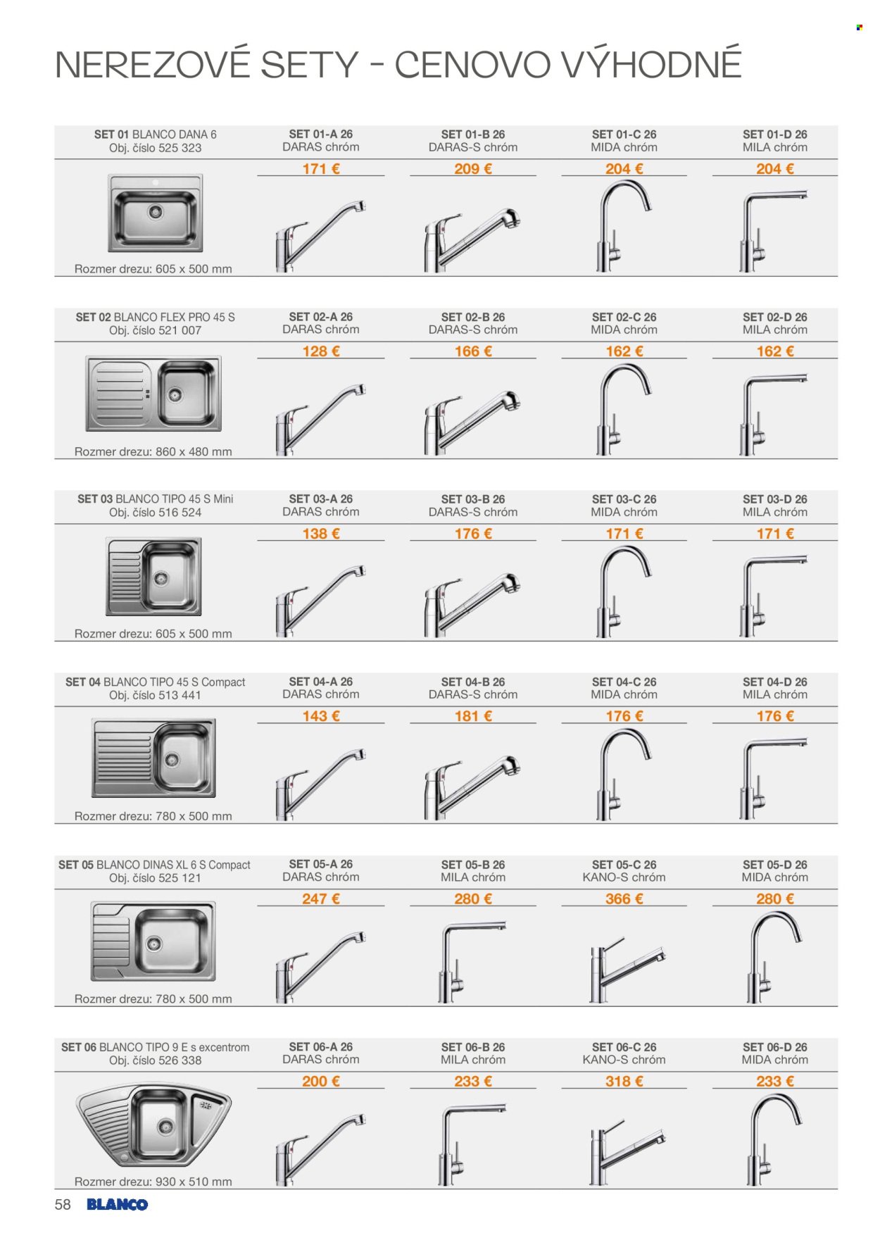 BLANCO leták - Od nedele 1.2.2026 (2026-02-01 - 2026-12-31) | 58