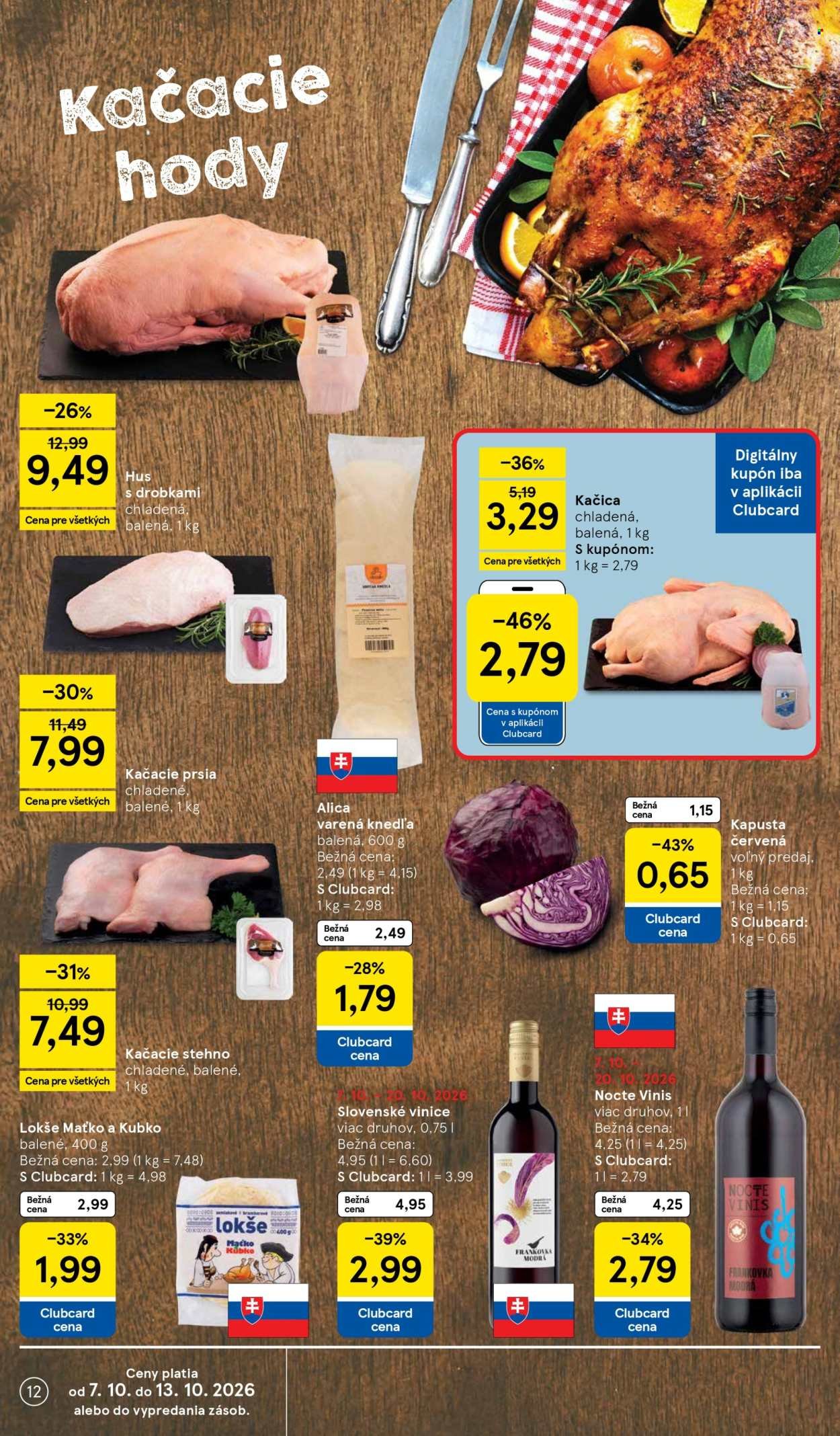 TESCO leták - Od stredy 7.10.2026