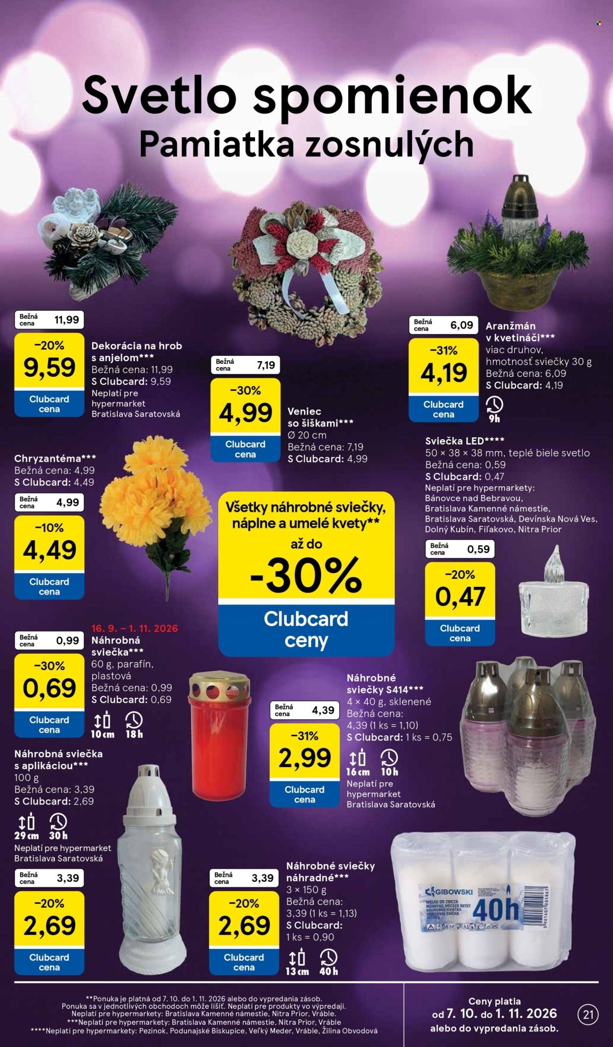 TESCO leták - Od stredy 7.10.2026