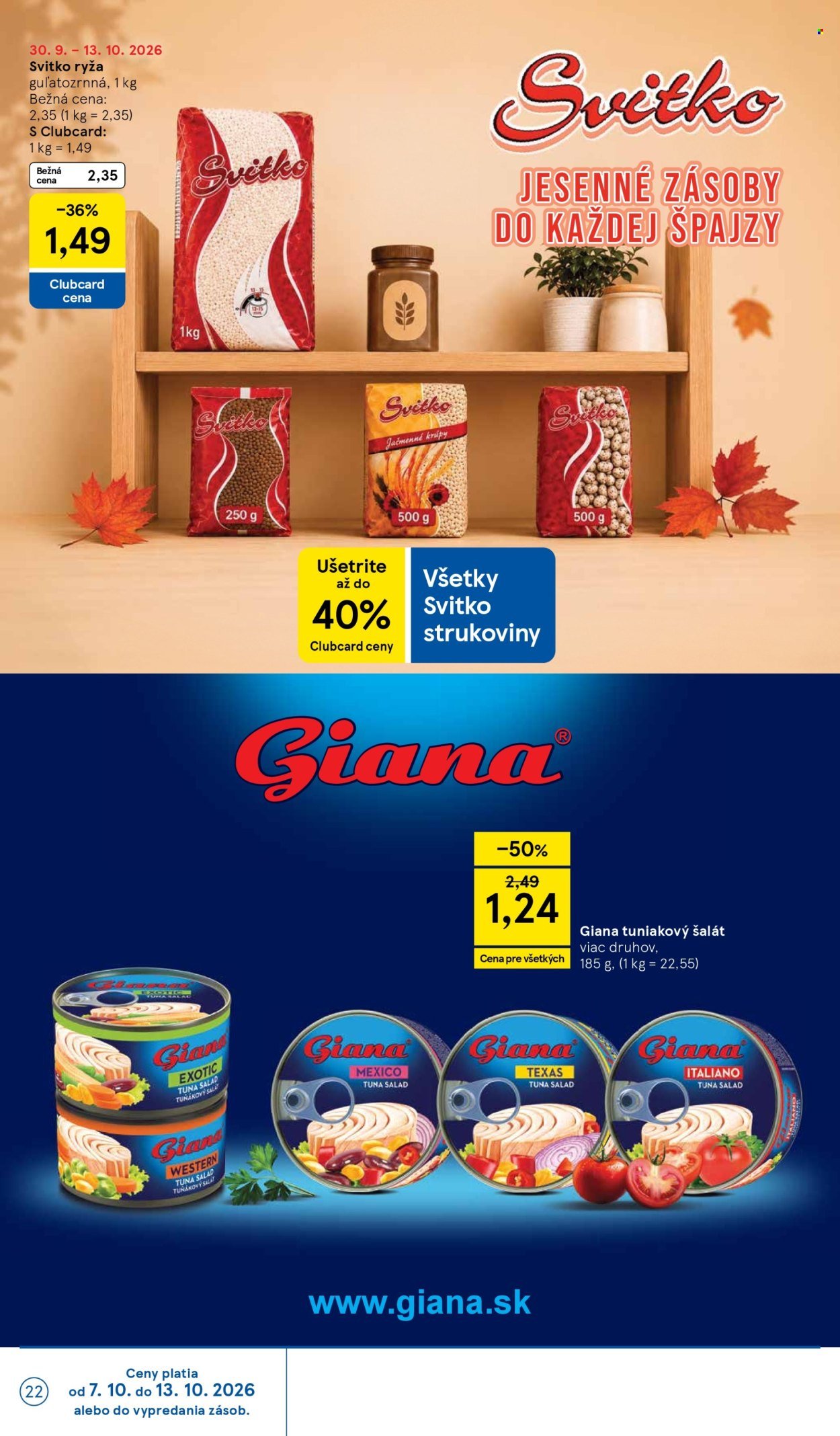 TESCO leták - Od stredy 7.10.2026
