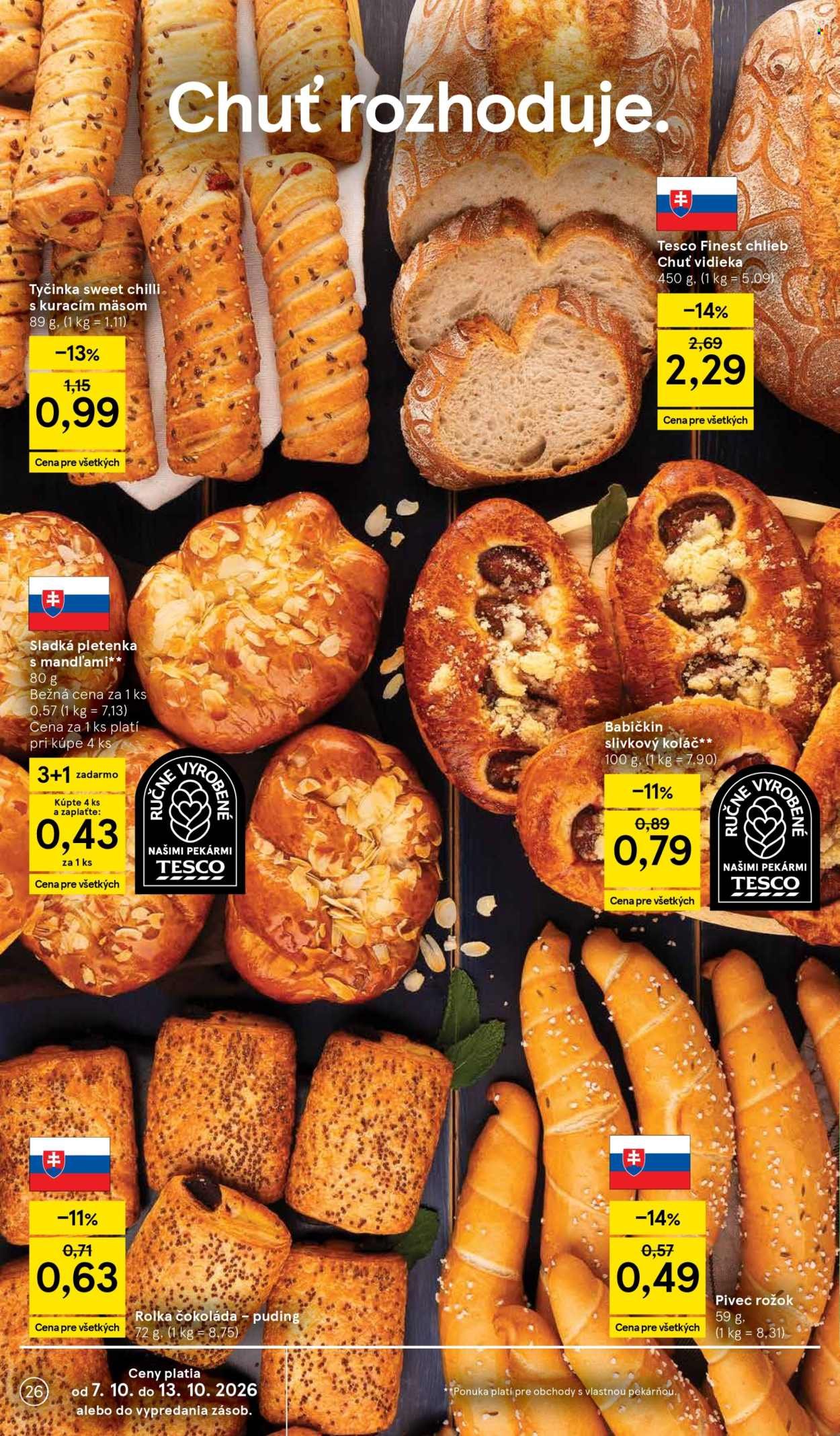 TESCO leták - Od stredy 7.10.2026