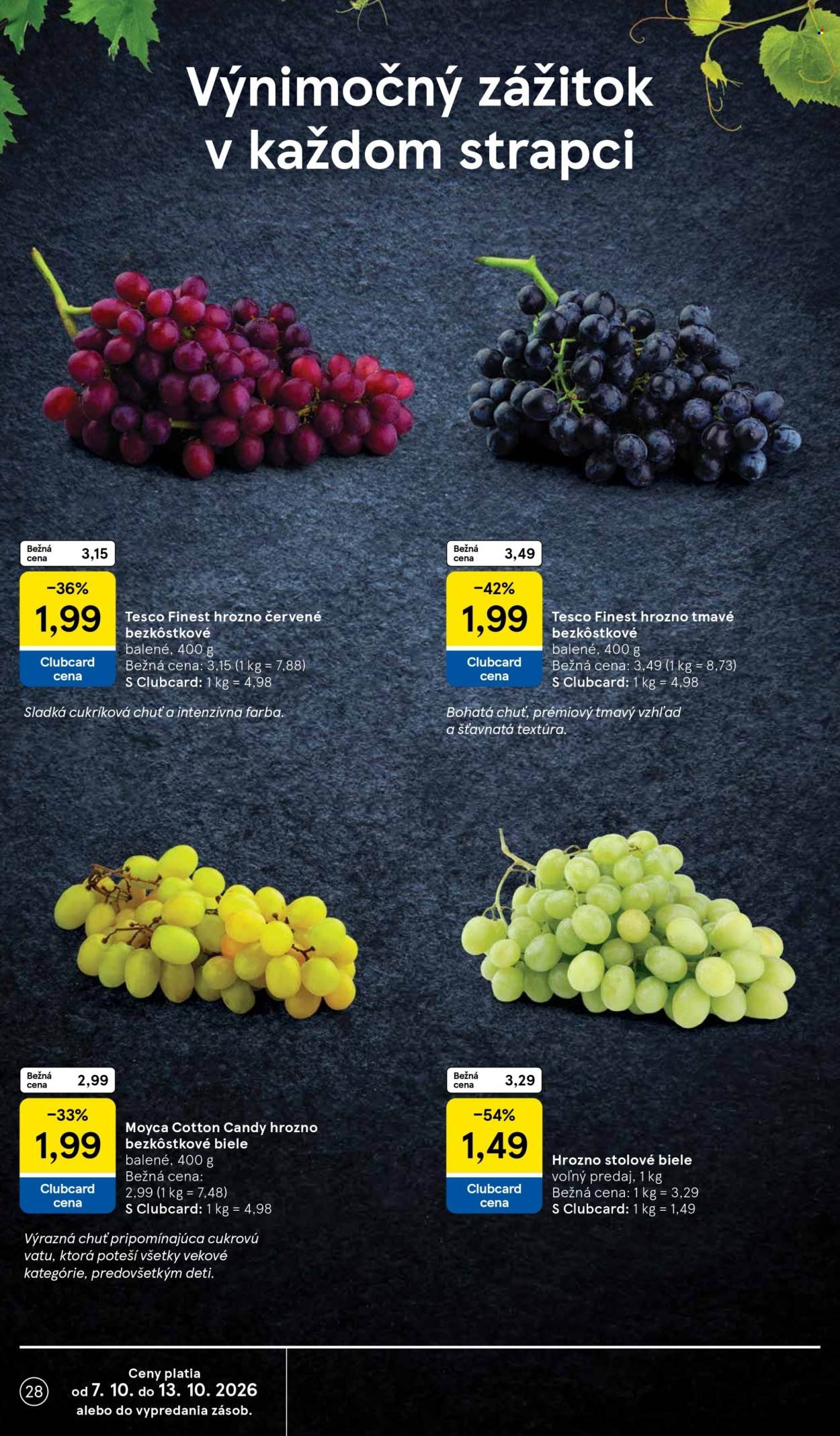 TESCO leták - Od stredy 7.10.2026