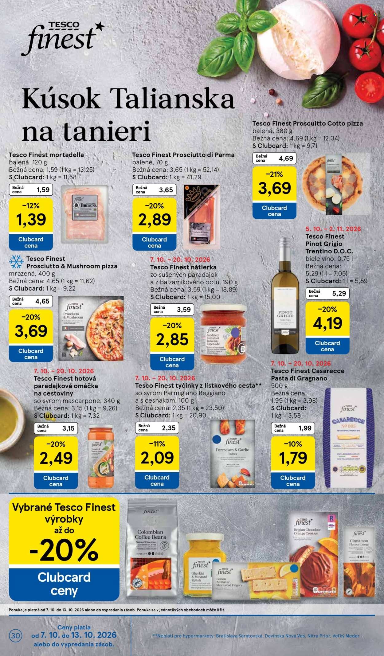 TESCO leták - Od stredy 7.10.2026