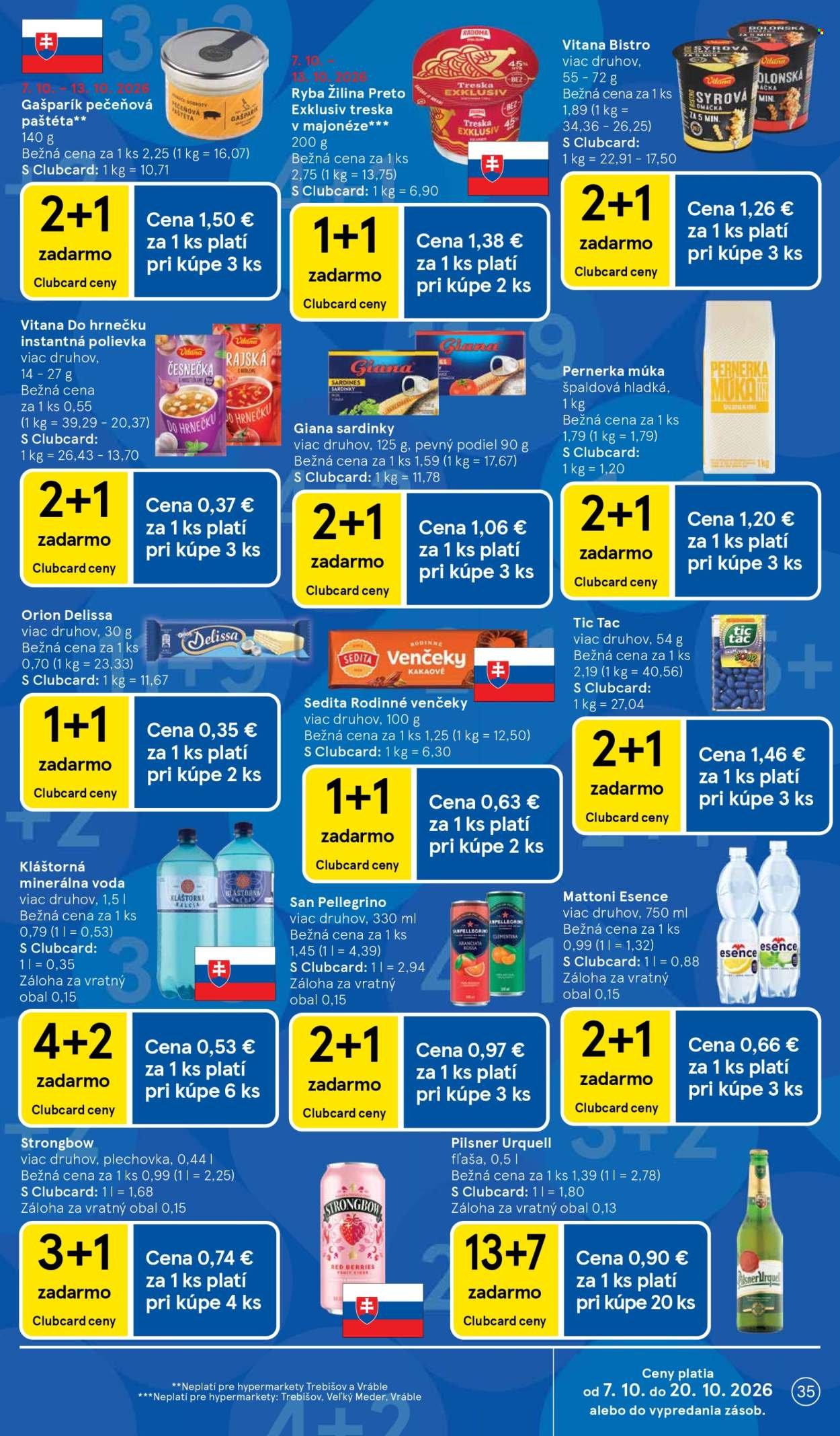 TESCO leták - Od stredy 7.10.2026