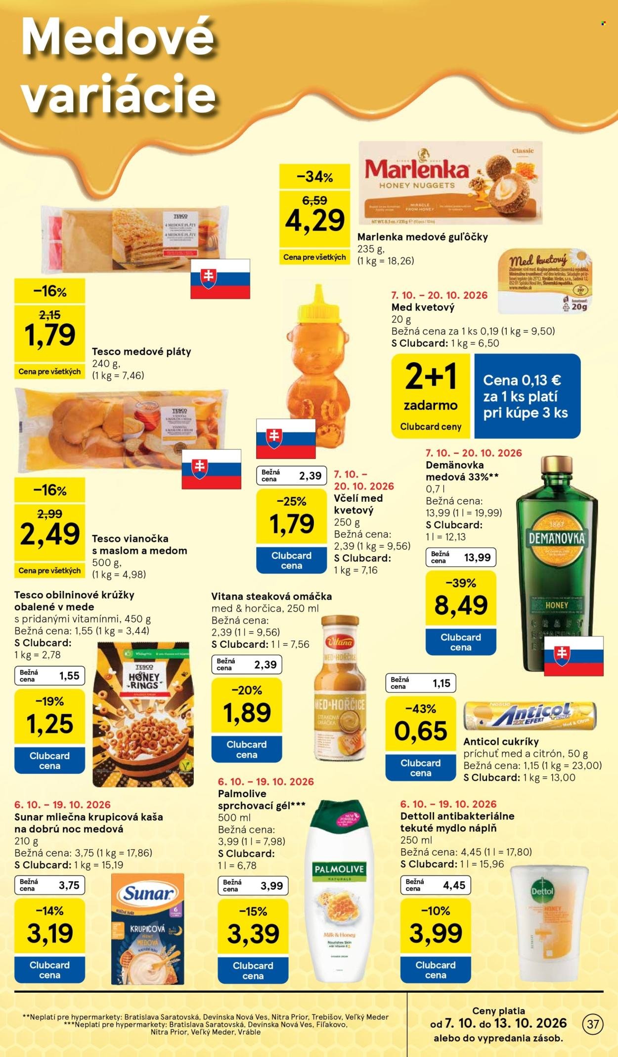 TESCO leták - Od stredy 7.10.2026