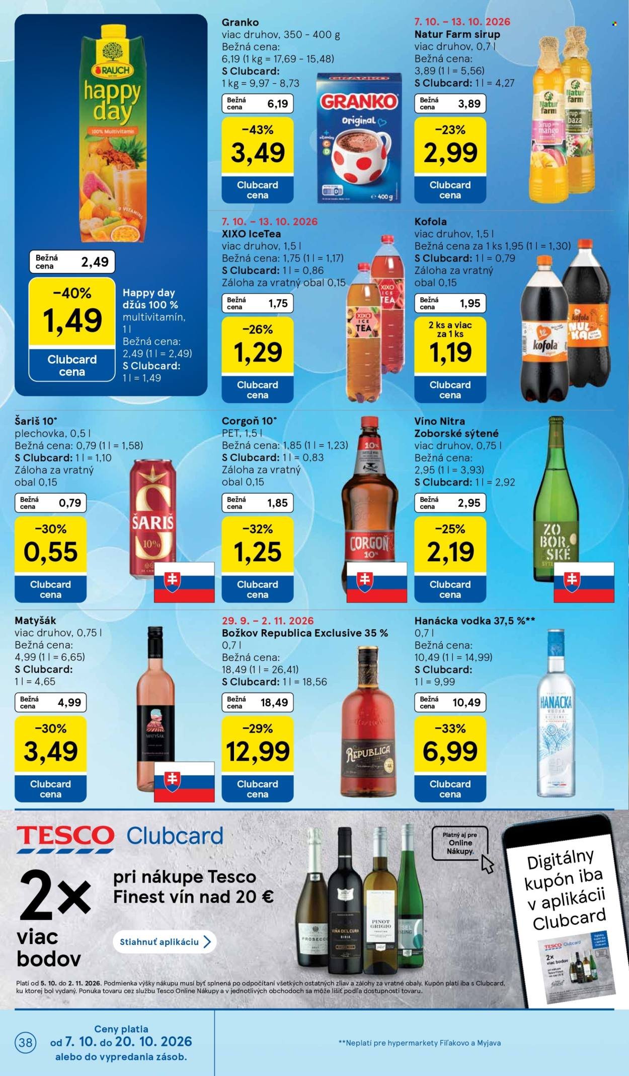 TESCO leták - Od stredy 7.10.2026