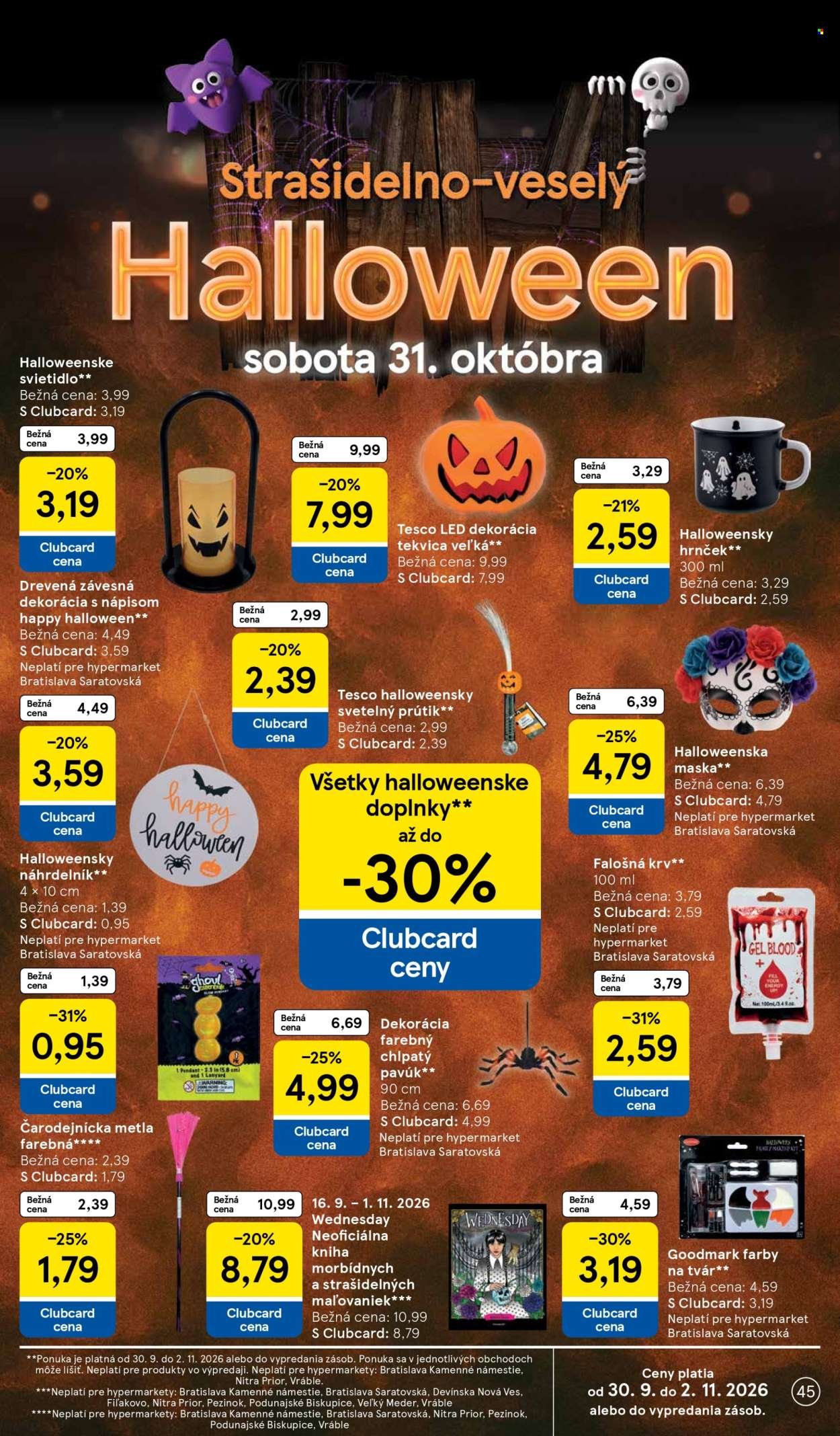 TESCO leták - Od stredy 7.10.2026
