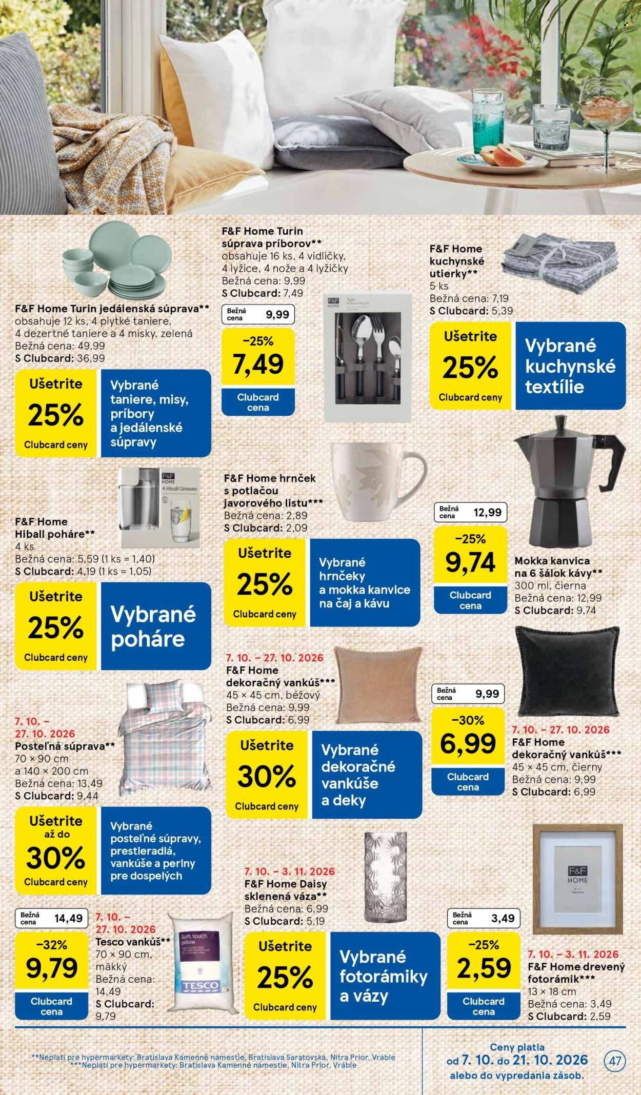 TESCO leták - Od stredy 7.10.2026