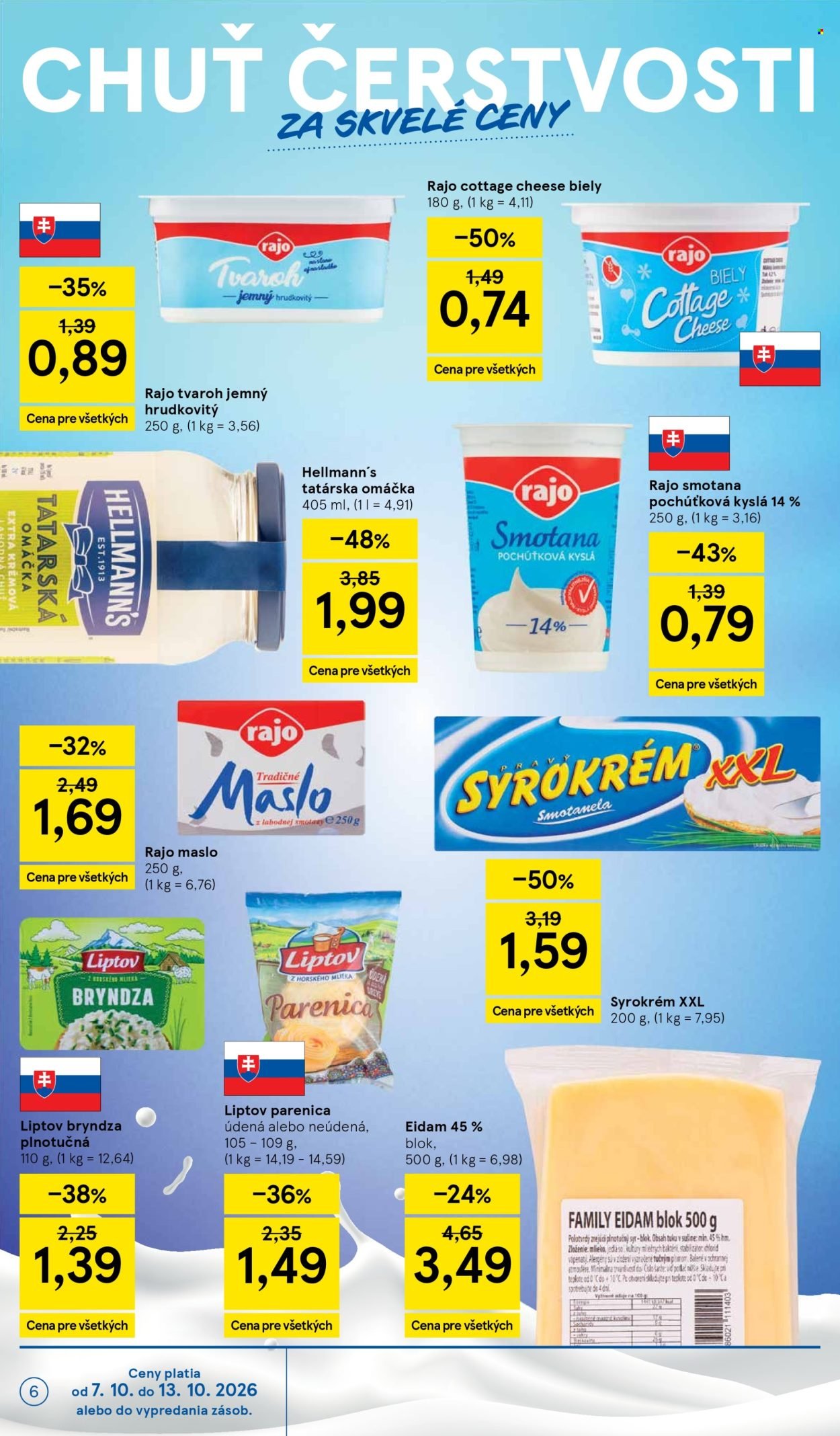 TESCO leták - Od stredy 7.10.2026
