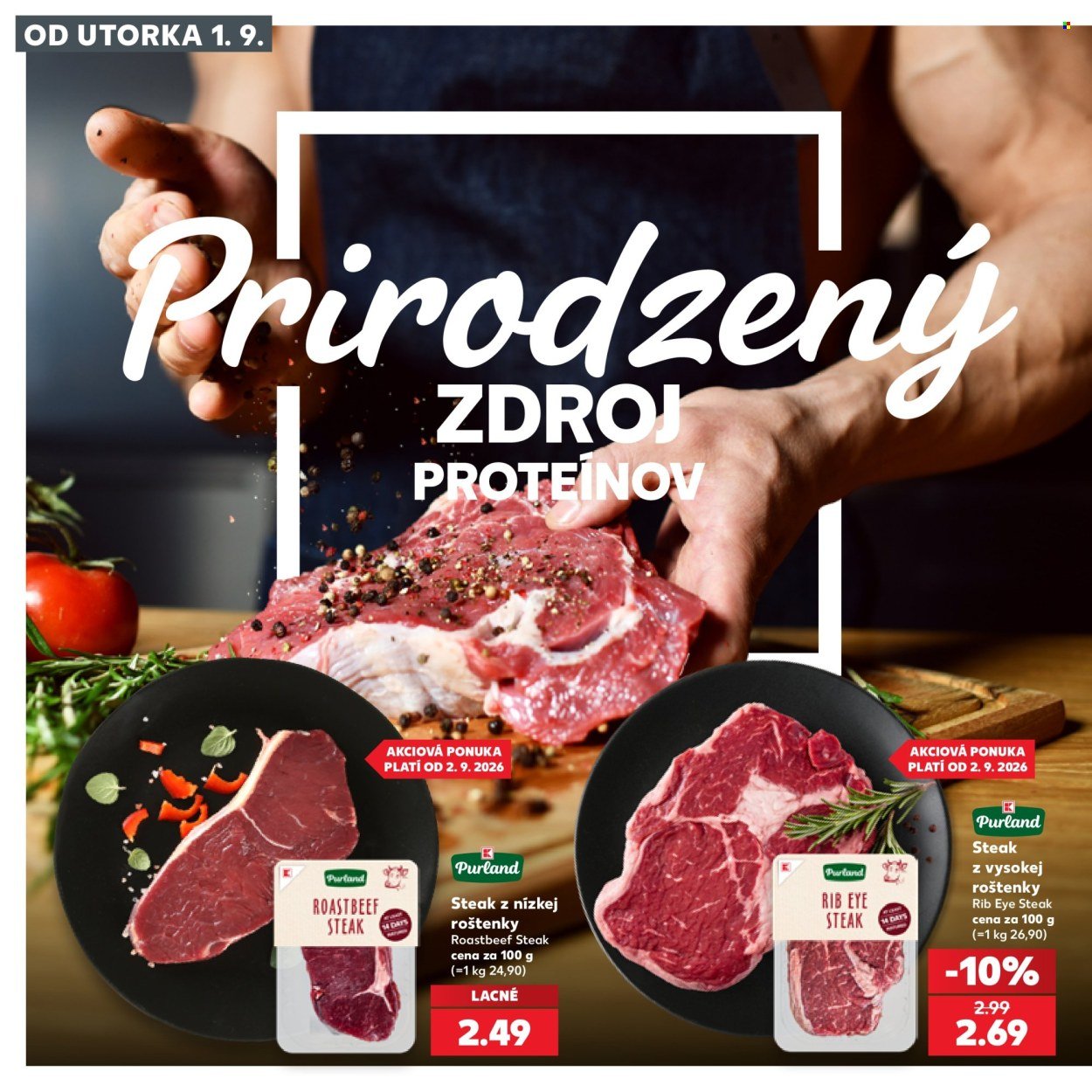 KAUFLAND leták - Od utorka 1.9.2026