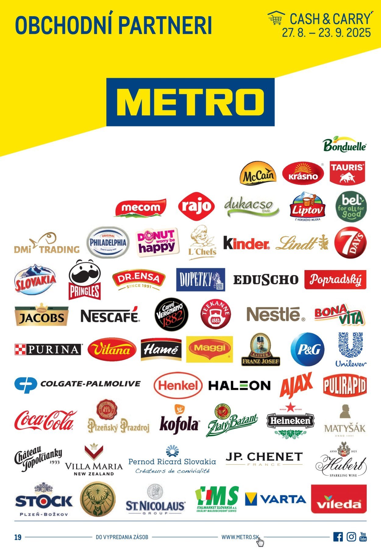 METRO leták - Obchodní partneri (2025-08-27 - 2025-09-23) | 1