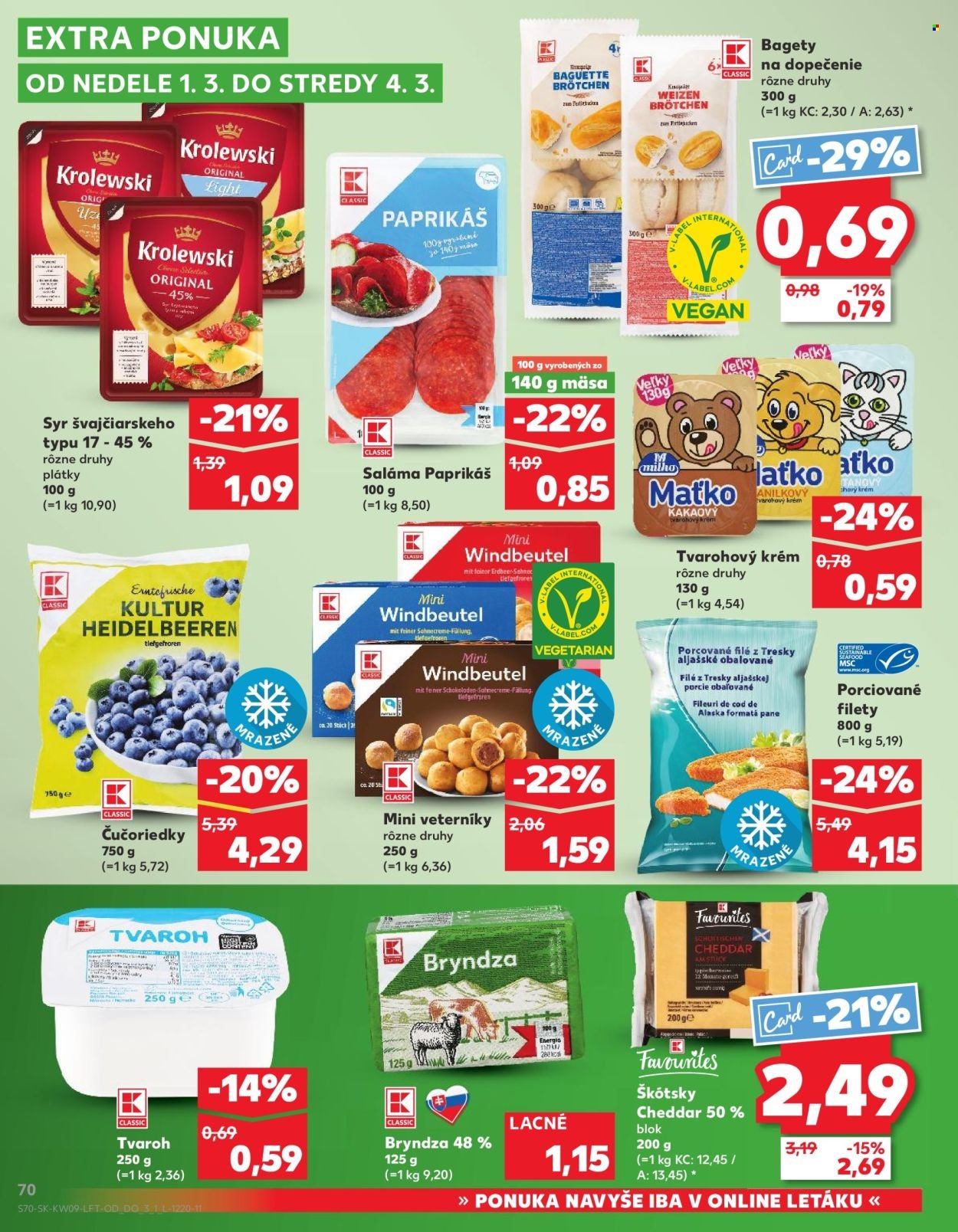 KAUFLAND leták - Od štvrtka 26.2.2026 (2026-02-26 - 2026-03-04) | 70