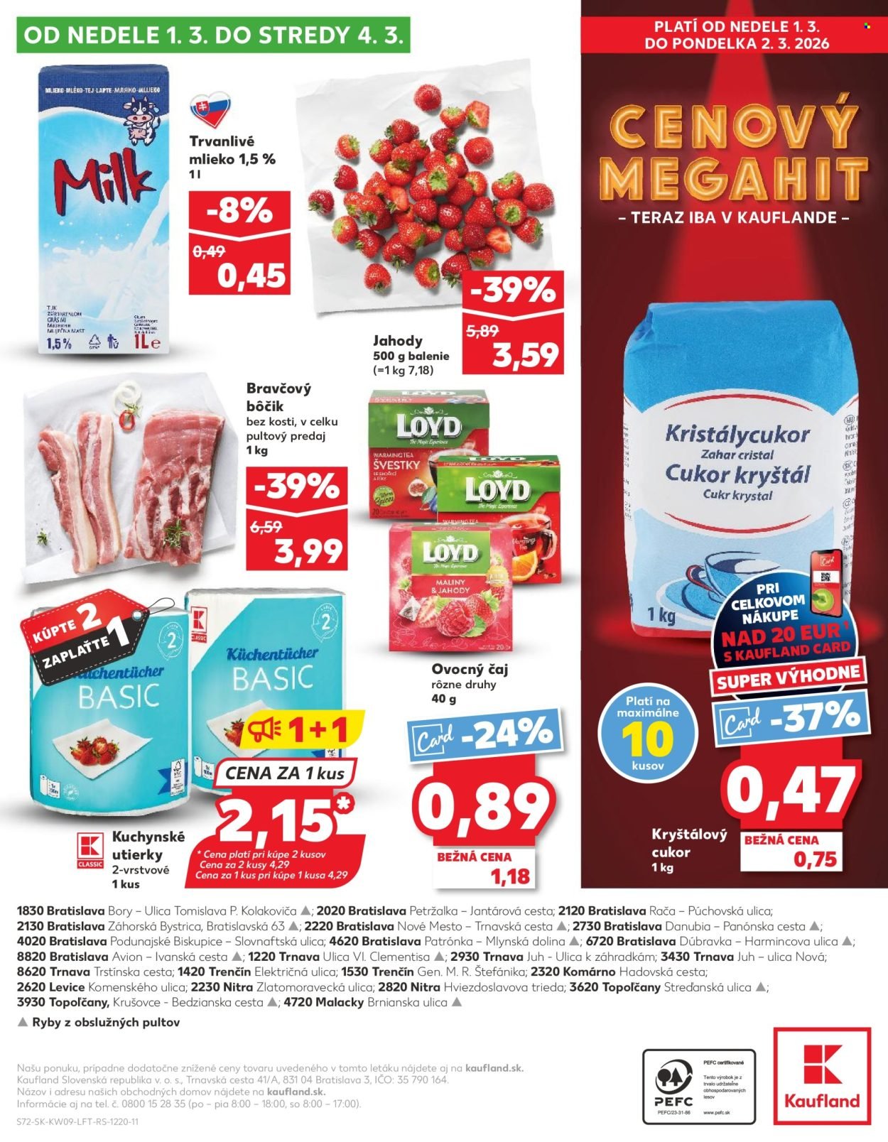 KAUFLAND leták - Od štvrtka 26.2.2026 (2026-02-26 - 2026-03-04) | 72