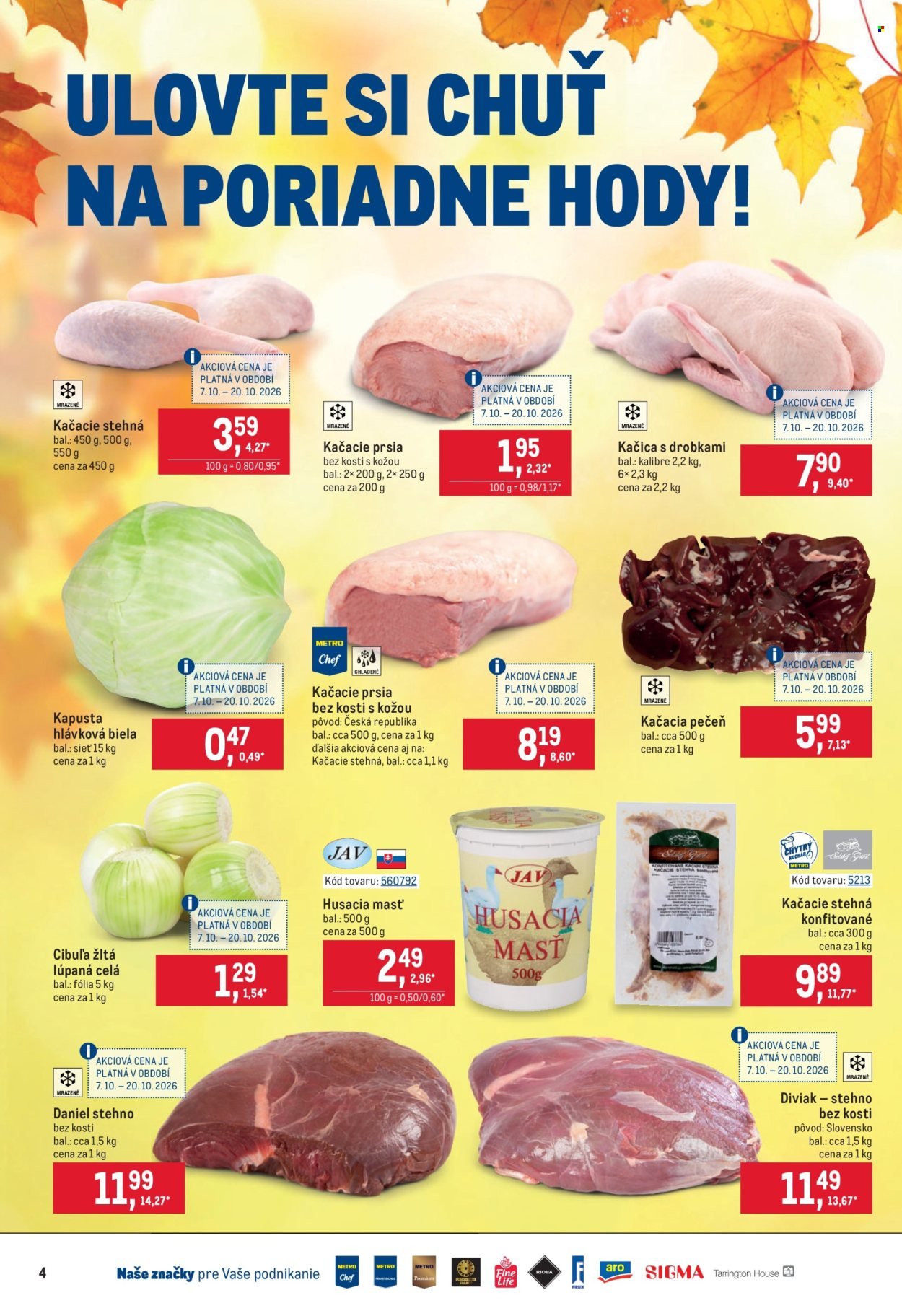 METRO leták - Gastronómia