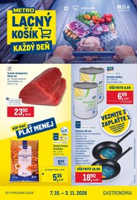 METRO leták - Gastronómia