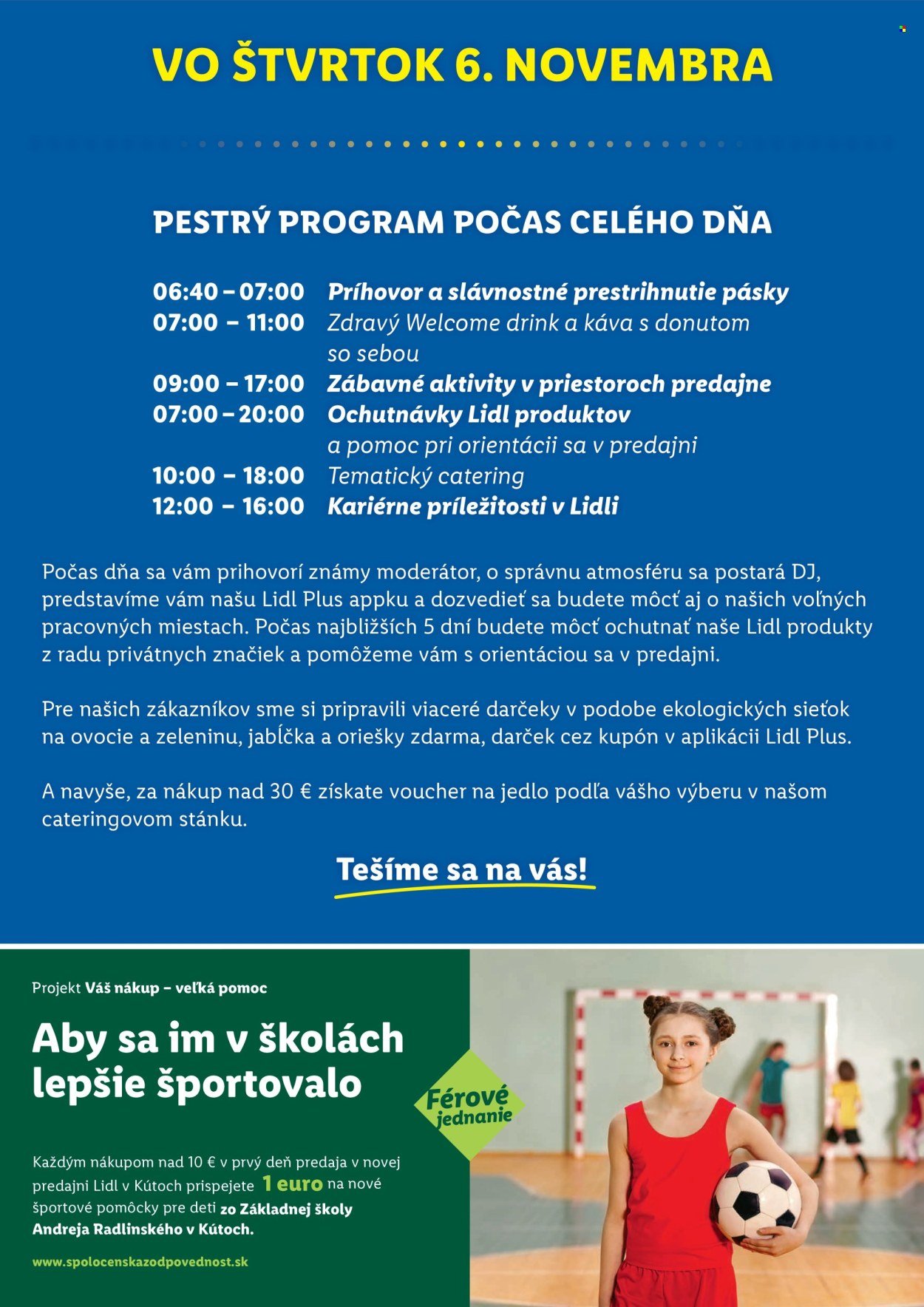 LIDL leták - Nová predajňa v Kútoch (2025-11-06 - 2025-11-09) | 9