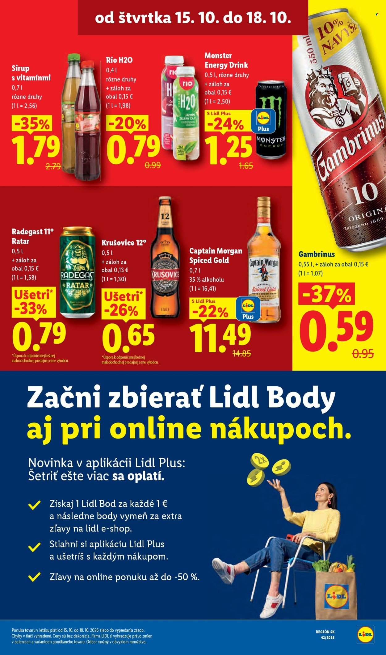 LIDL leták - Od pondelka 12.10.2026