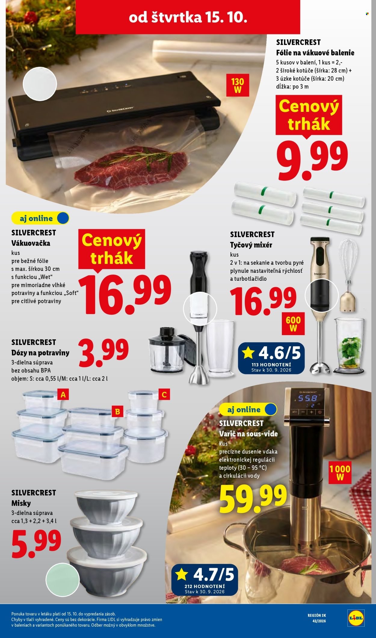 LIDL leták - Od pondelka 12.10.2026