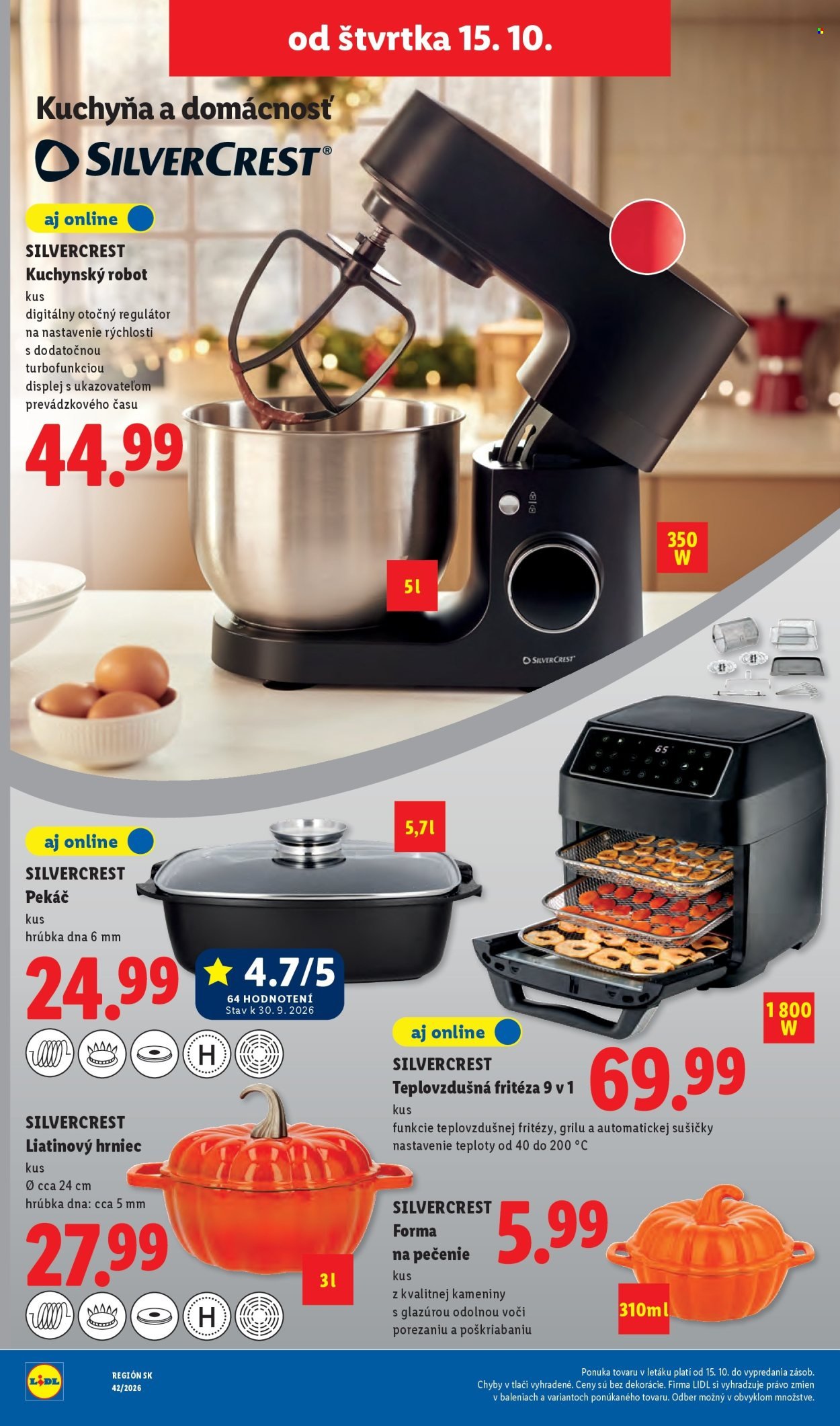 LIDL leták - Od pondelka 12.10.2026