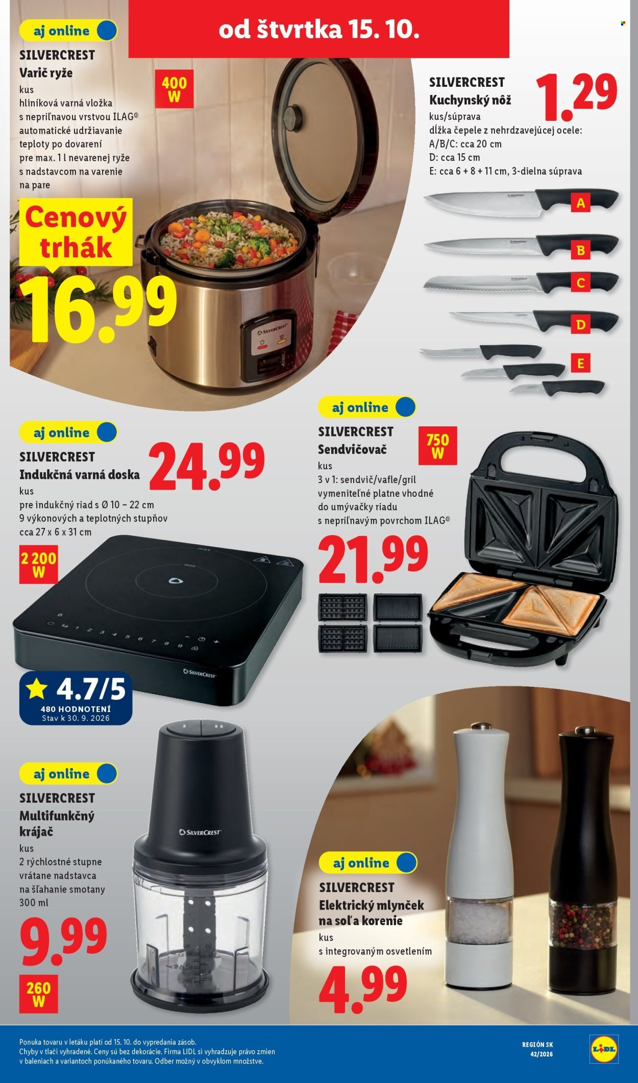 LIDL leták - Od pondelka 12.10.2026