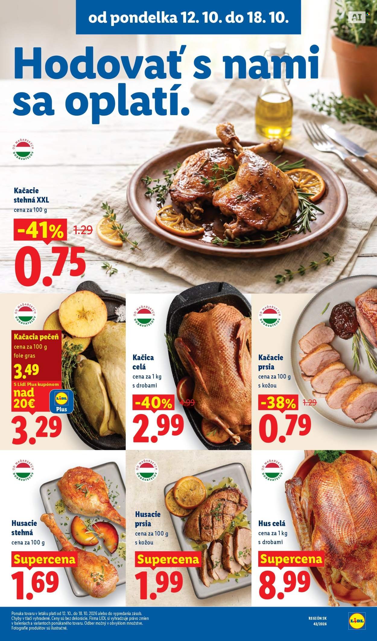 LIDL leták - Od pondelka 12.10.2026