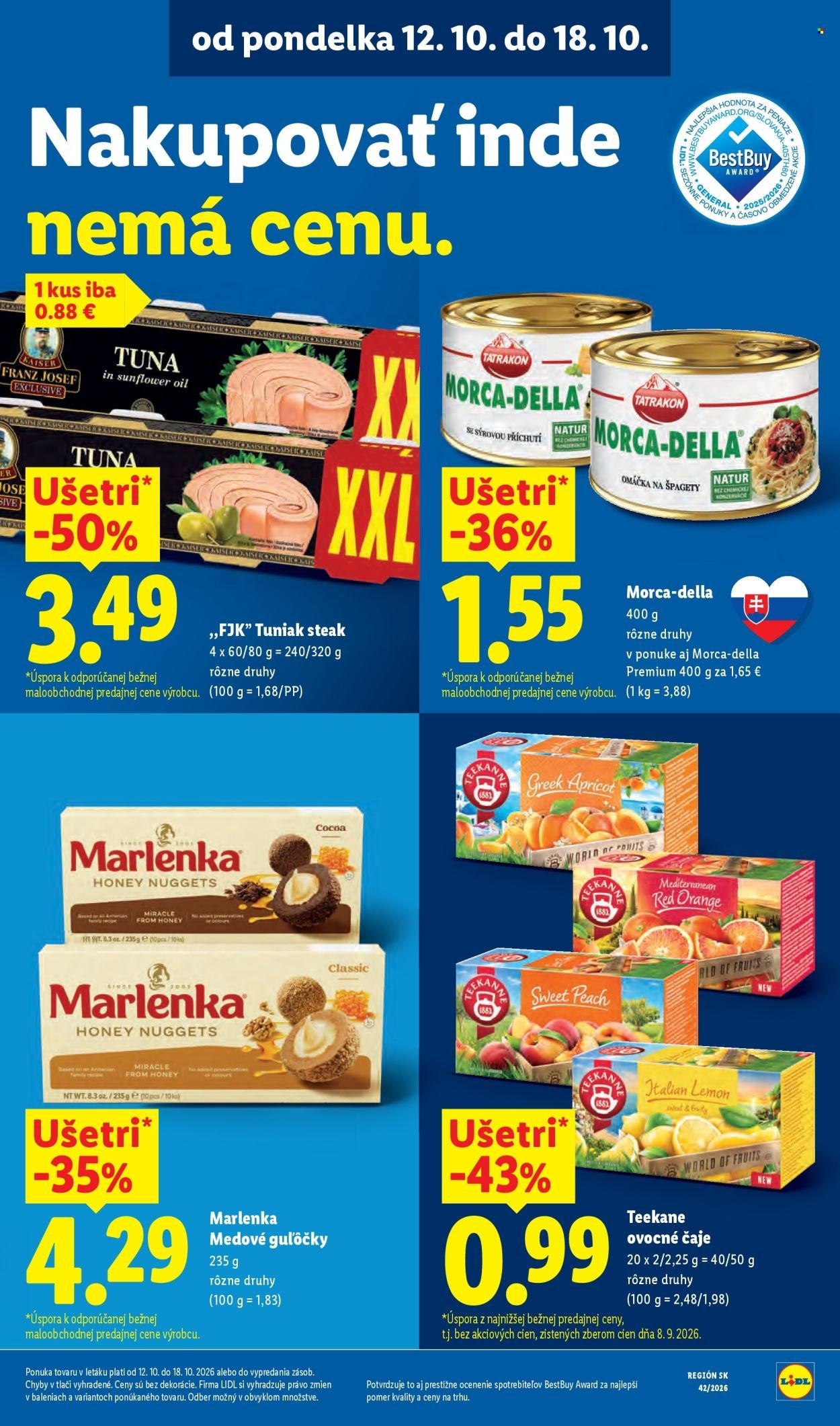 LIDL leták - Od pondelka 12.10.2026