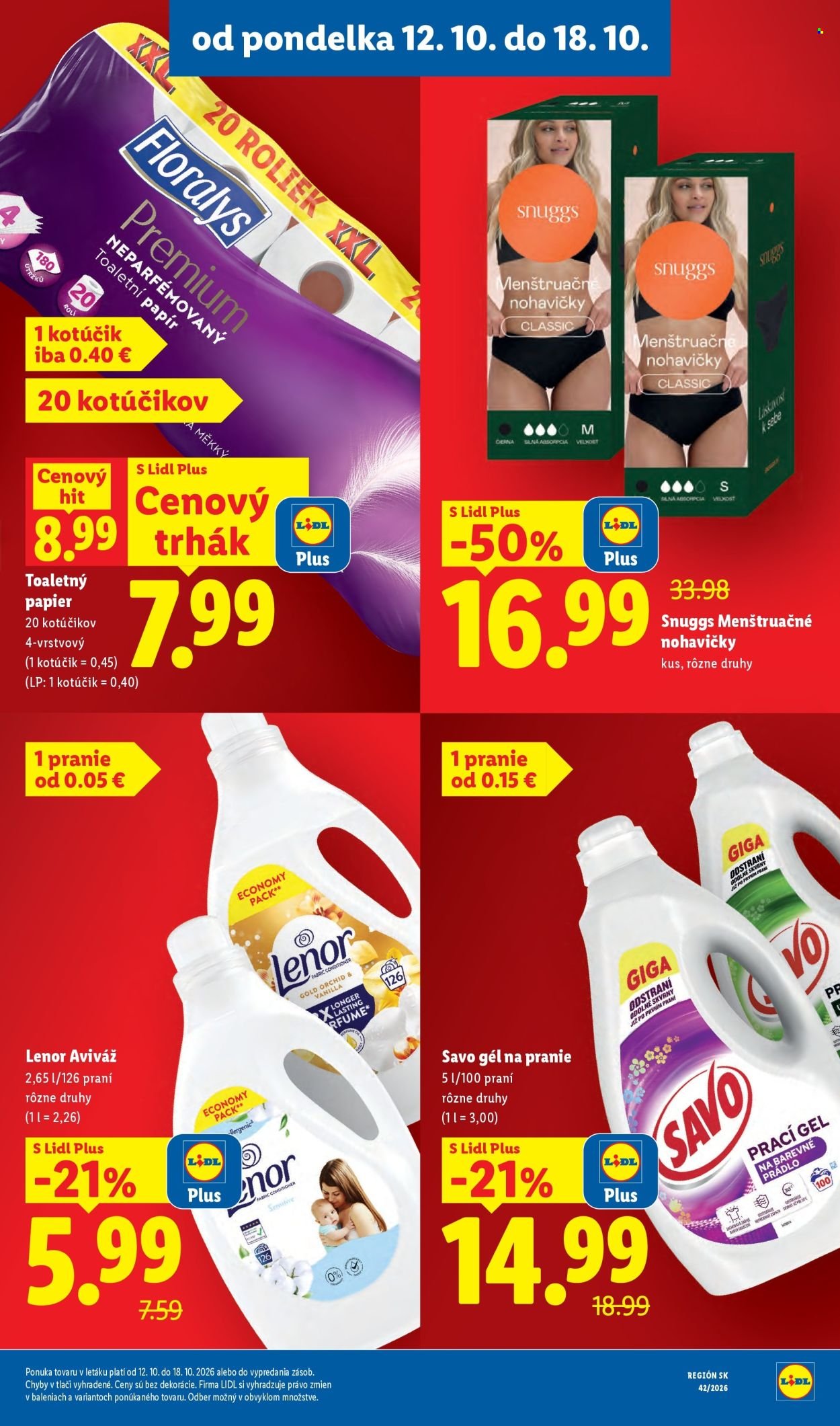 LIDL leták - Od pondelka 12.10.2026