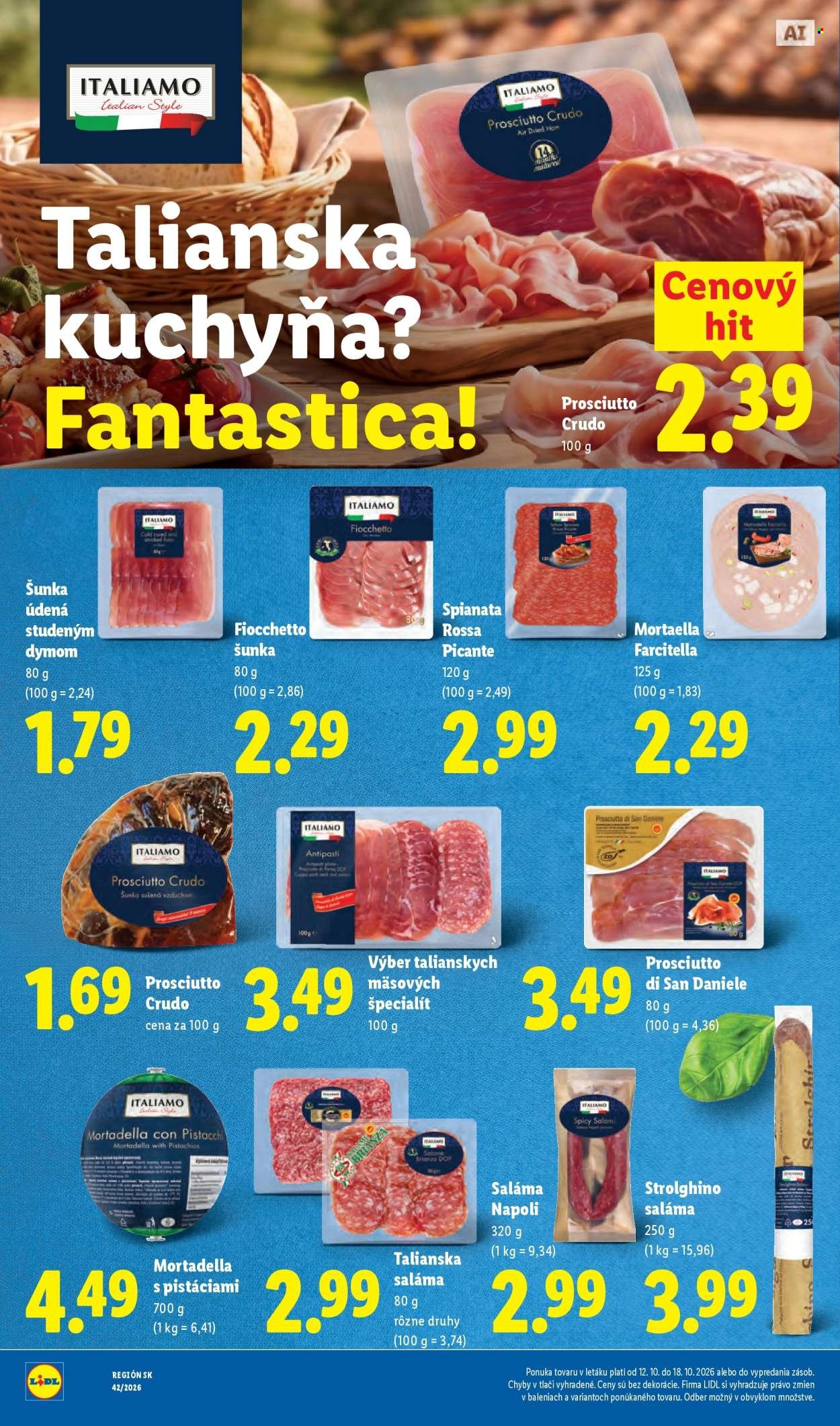 LIDL leták - Od pondelka 12.10.2026