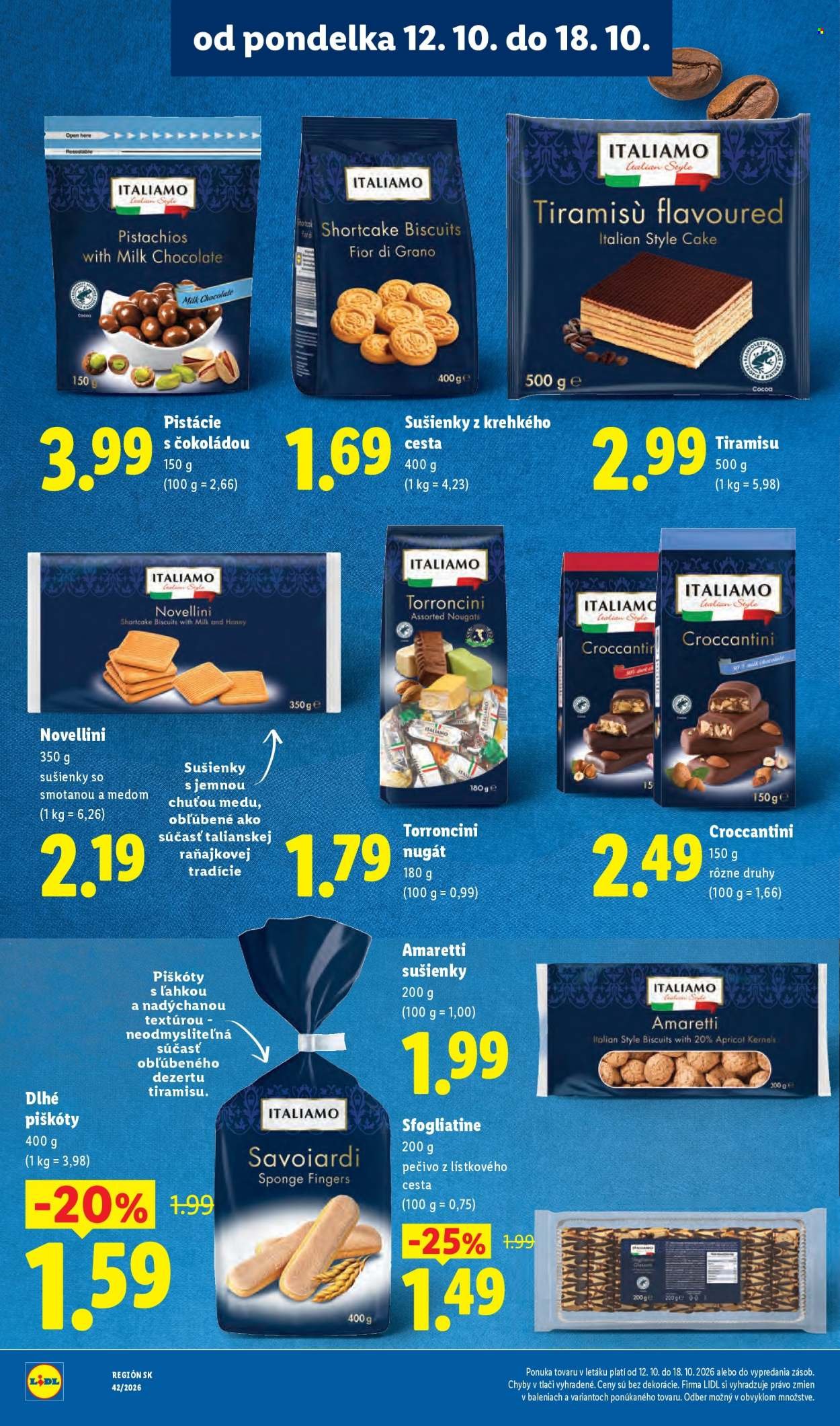 LIDL leták - Od pondelka 12.10.2026
