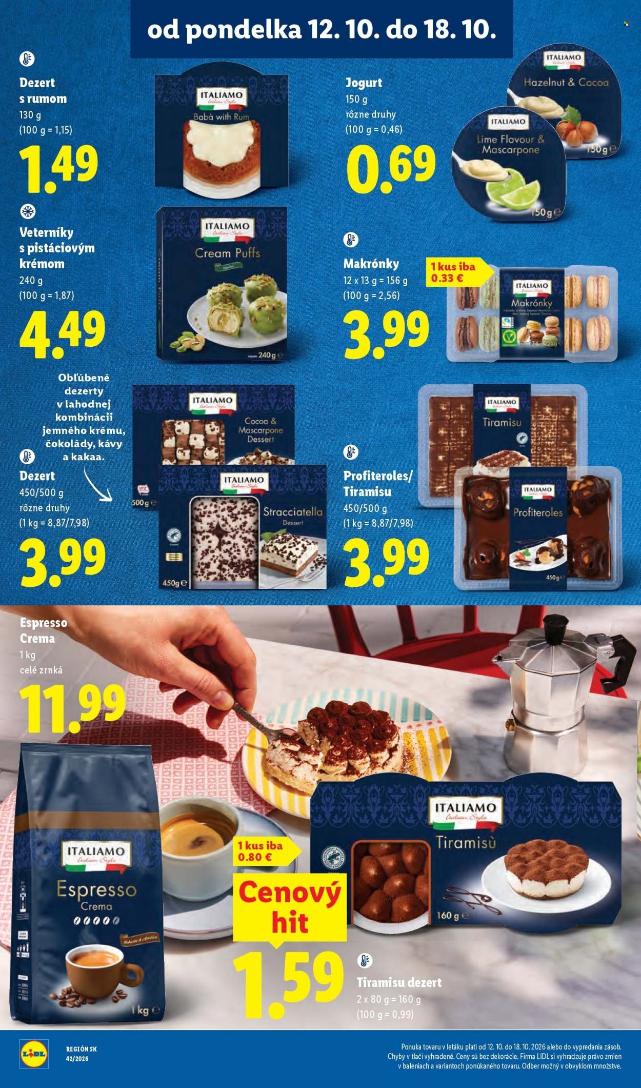 LIDL leták - Od pondelka 12.10.2026