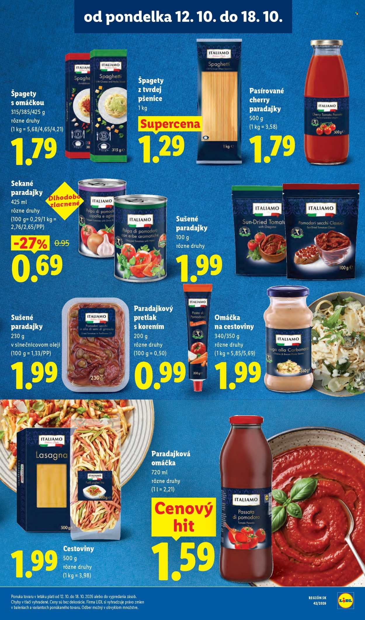 LIDL leták - Od pondelka 12.10.2026